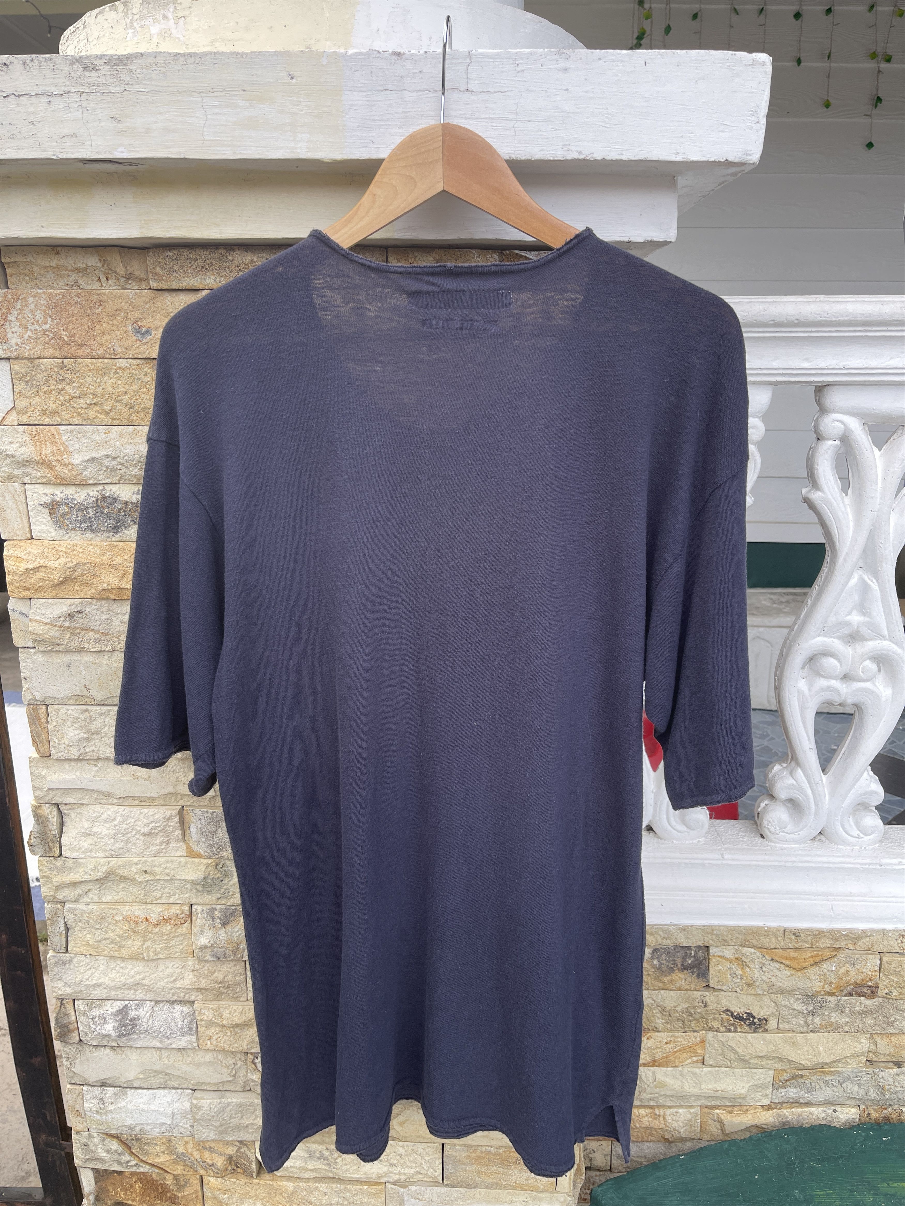 Kapital Last Drop🔥Rare🔥Vintage KAPITAL Henley T-Shirt Size US L / EU 52-54 / 3 - 4 Thumbnail