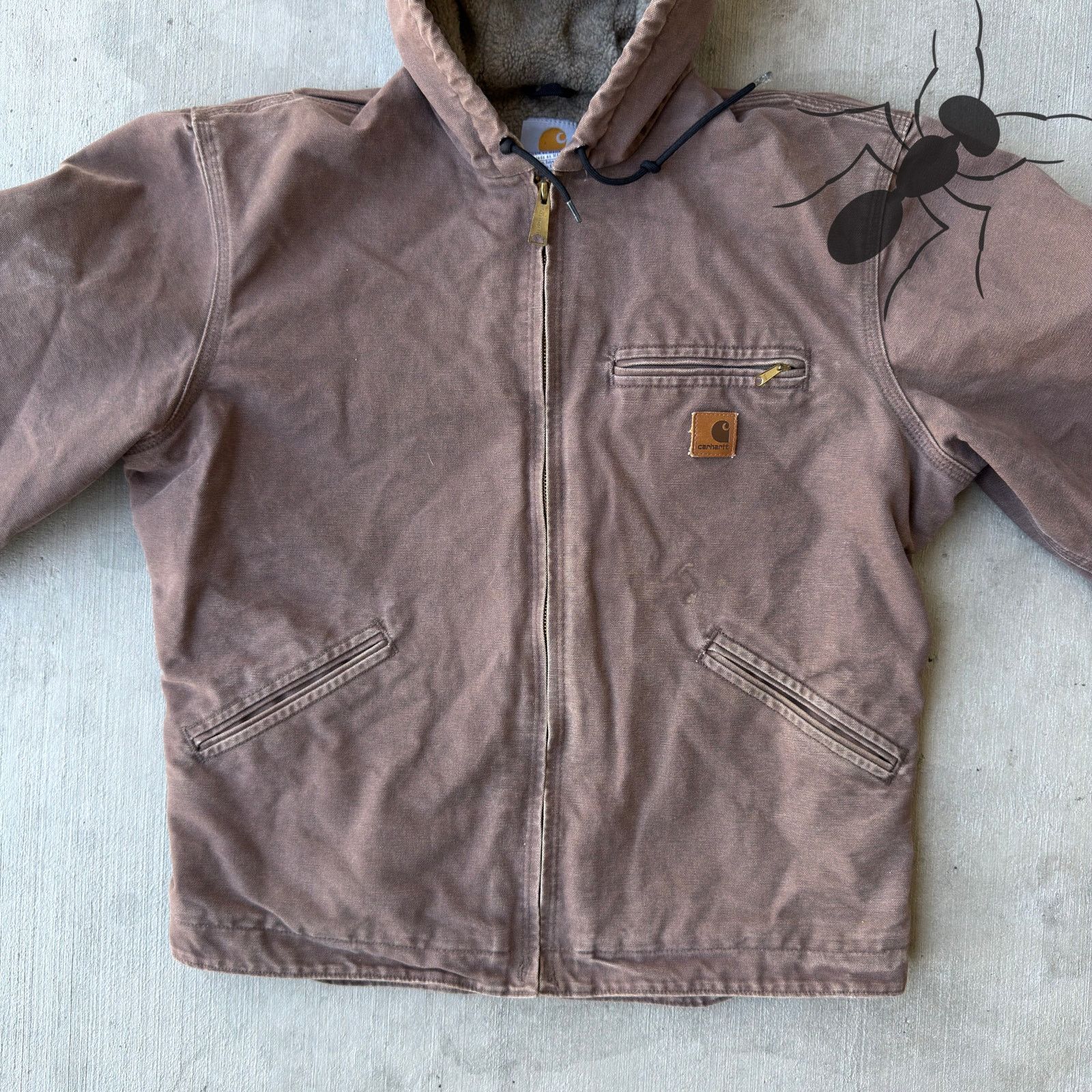 Carhartt × Vintage Carhartt J141 FWD brown Sierra Sherpa work wear jacket Size US M / EU 48-50 / 2 - 3 Thumbnail