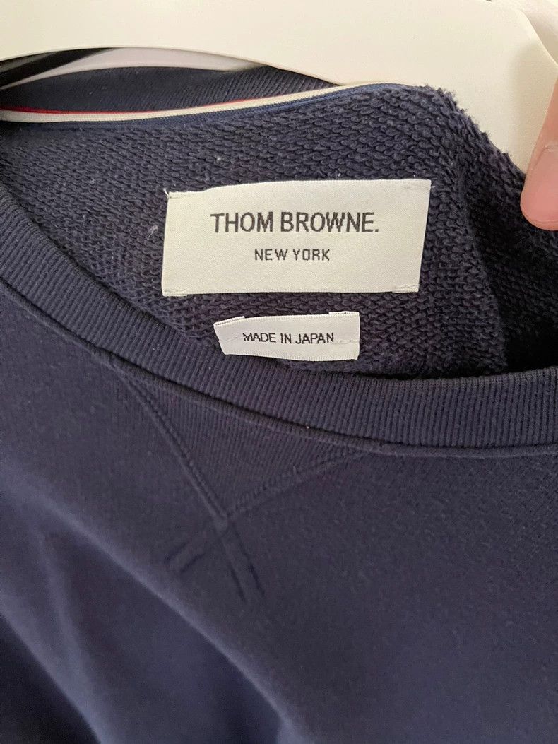Thom Browne Thom browne The first Navy sweatshirt 2503-Nextarrow Size US XL / EU 56 / 4 - 3 Thumbnail