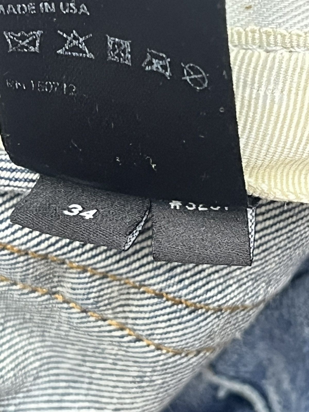 Amiri Amiri MX1 skinny jeans in a blue indigo wash Size US 34 / EU 50 - 9 Thumbnail