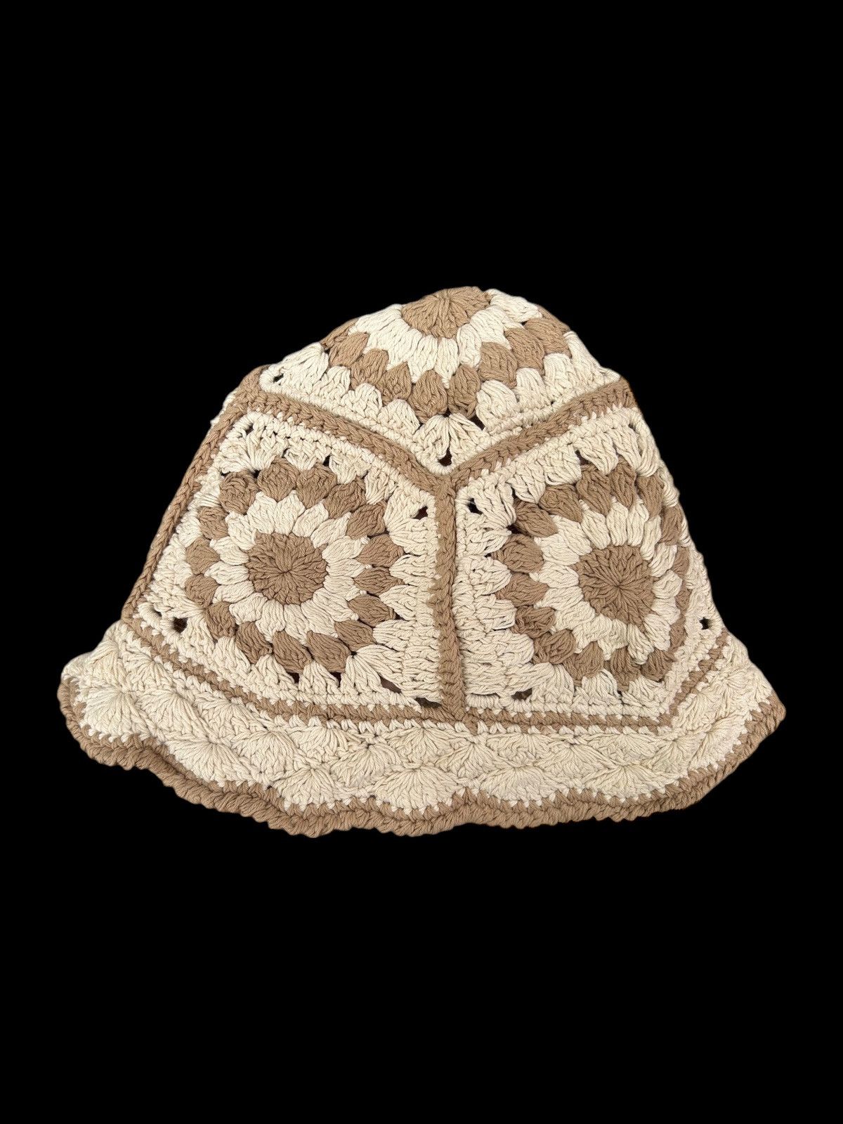 Japanese Brand × Kapital × Vintage Crochet Knitted handmade Hats Rare ☠️☠️ Size ONE SIZE - 1 Thumbnail