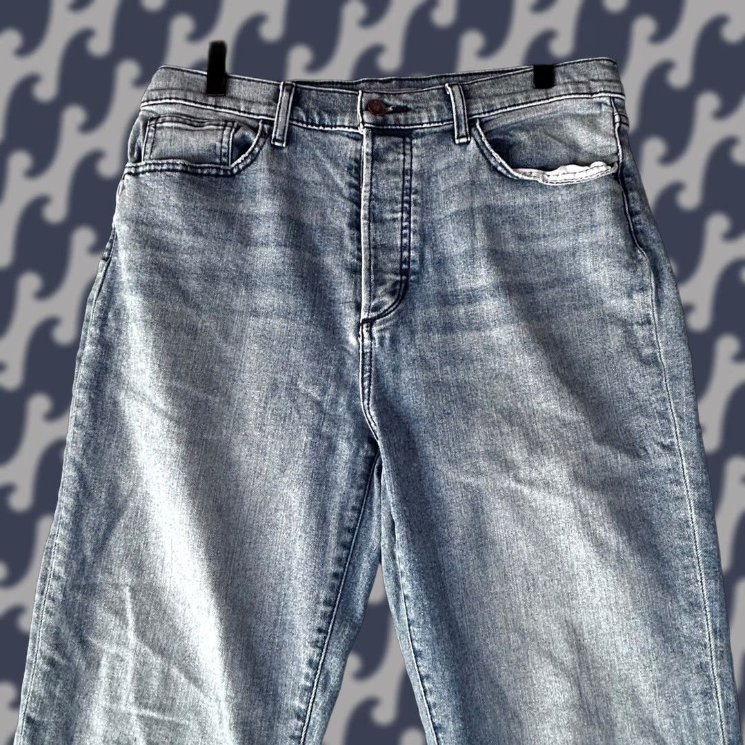 Vintage Joe's Jeans The OG Cara Women's Light Wash Straight Leg High Rise Jeans 32x28 Size 24" / US 00 / IT 34 - 1 Thumbnail