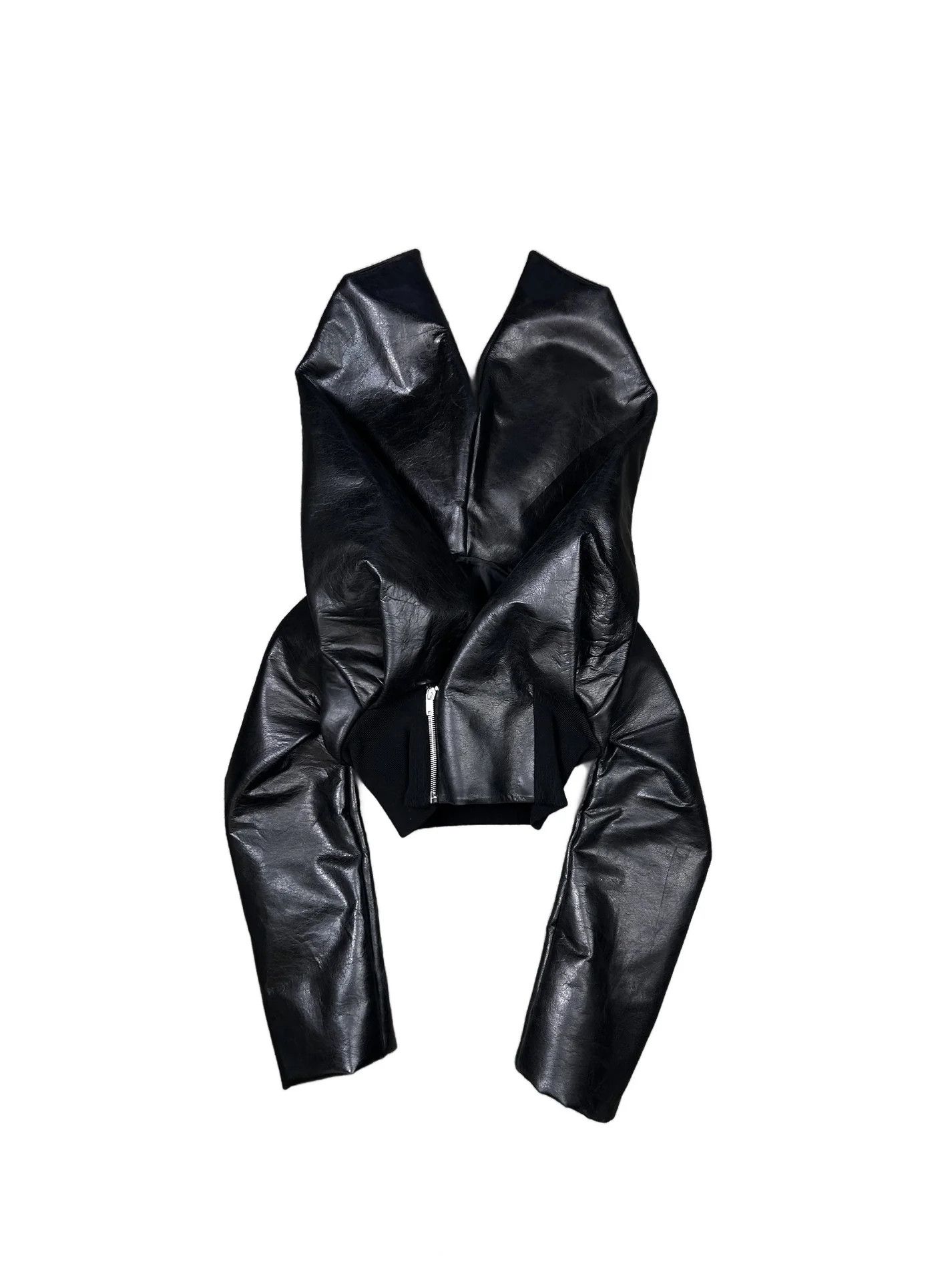 Rick Owens Lido Flight Anubis Leather Jacket Size S / US 4 / IT 40 - 1 Thumbnail