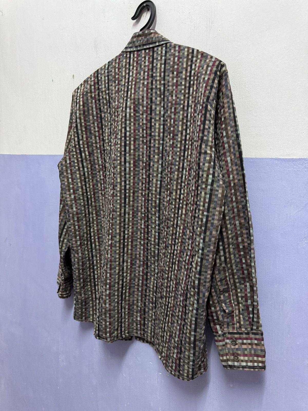 Missoni Missoni Multicolour Small Checkered Button Up Shirt Size US M / EU 48-50 / 2 - 10 Thumbnail