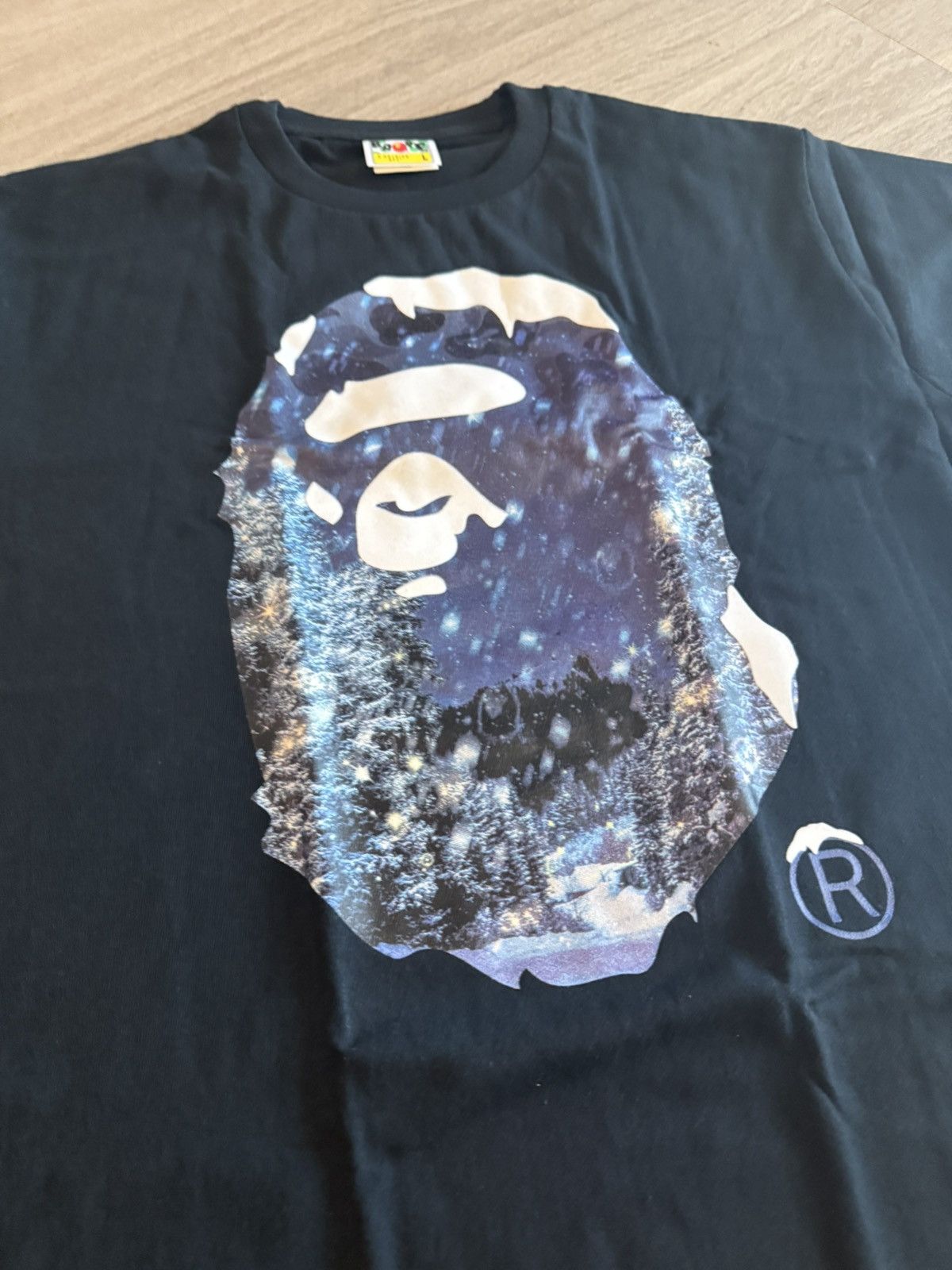 Bape Bape Christmas Photo Ape Head Tee Size US L / EU 52-54 / 3 - 2 Thumbnail