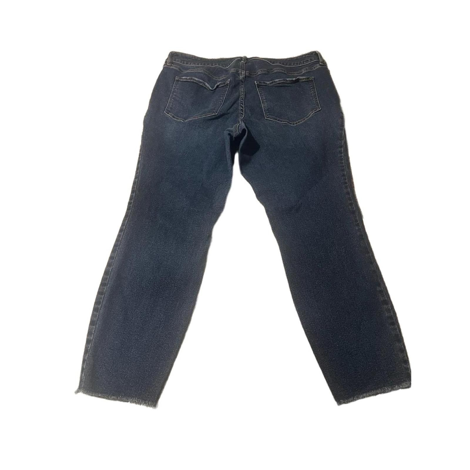 Old Navy Old Navy Jeans Mid-Rise Rockstar Super Skinny 20 Dark Blue Size 42" / US 20 - 3 Thumbnail