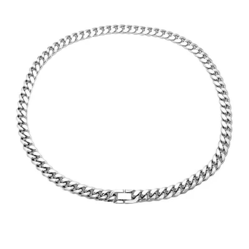Other ❤ Fashion Men's Titanium Steel Chain Necklace Size ONE SIZE - 1 Thumbnail