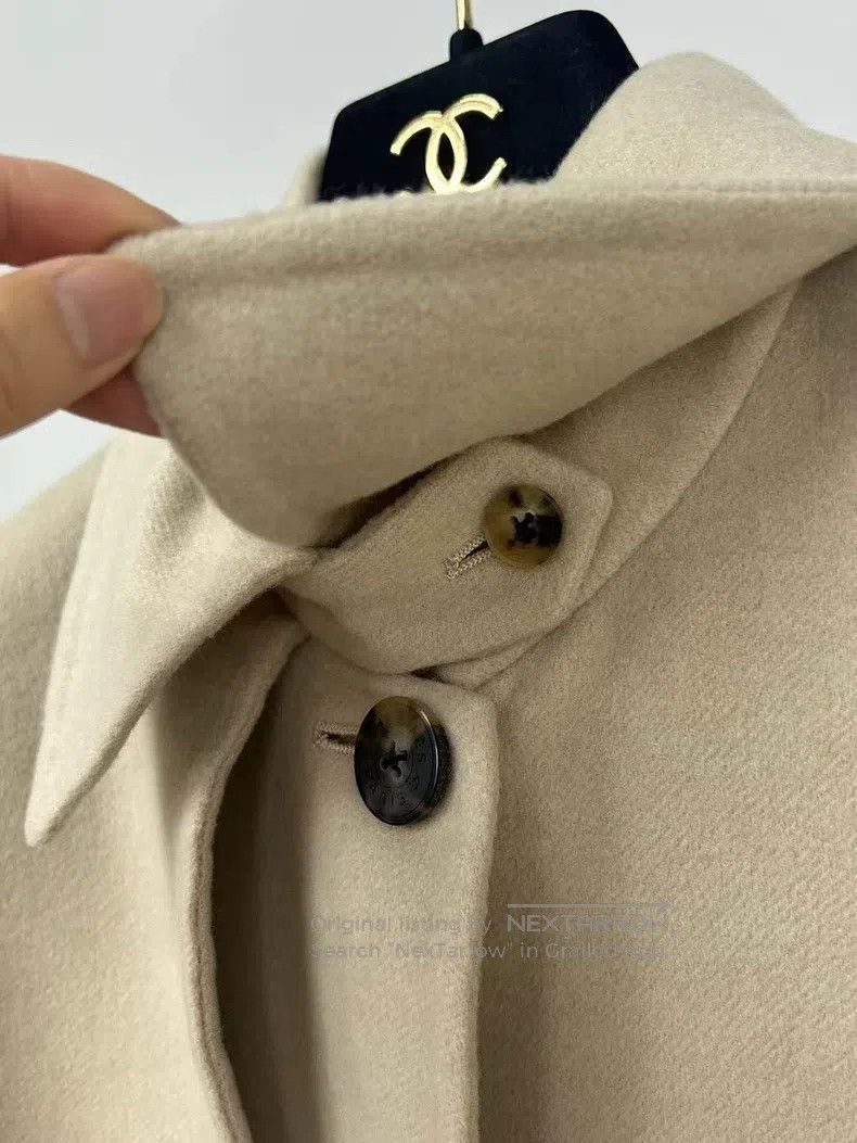 Hermes Hermes Beige cashmere coat Size XS / US 0-2 / IT 36-38 - 6 Thumbnail
