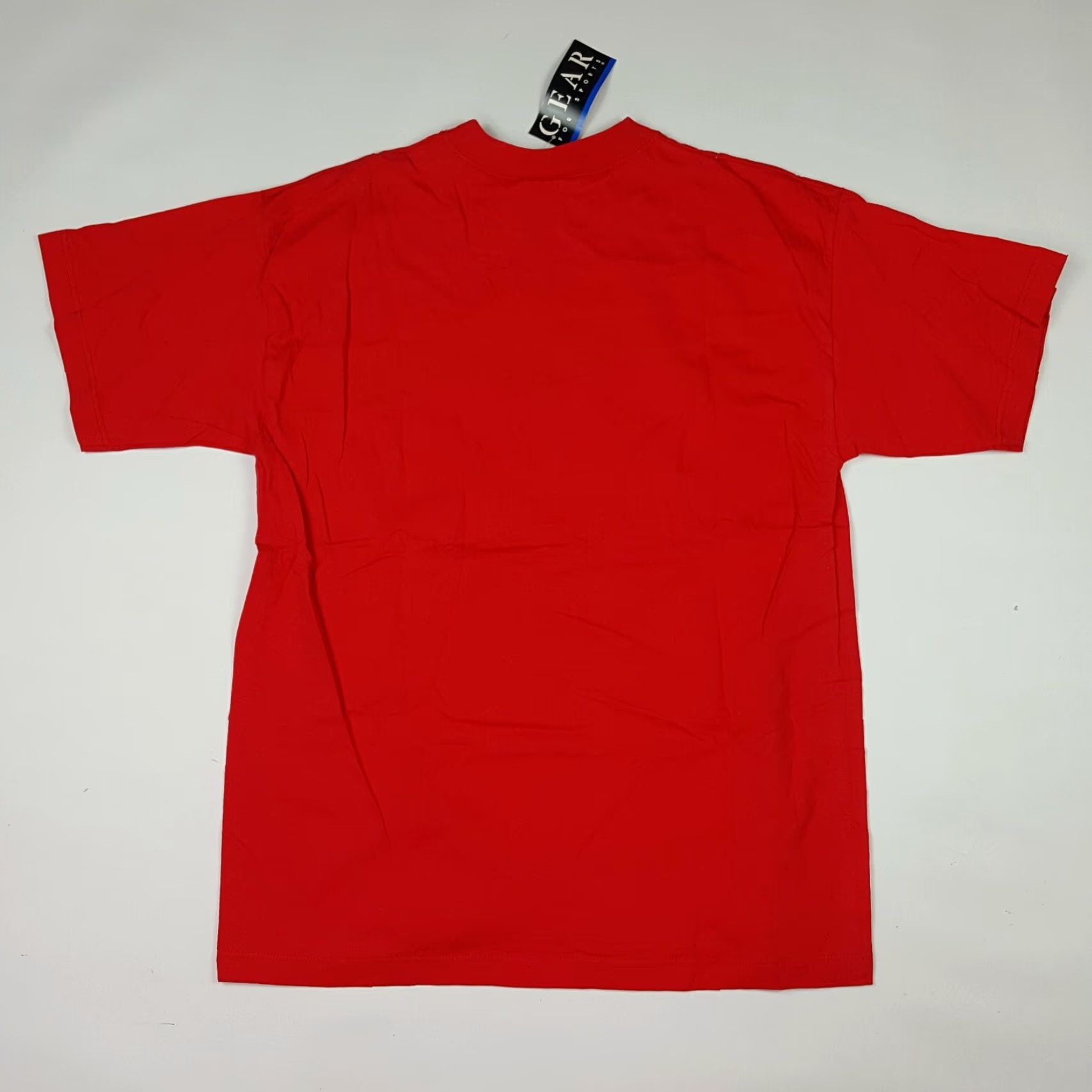Etro VINTAGE Michigan Boat Club Men's Size L Nautical USA Made T Shirt 90s Retro Y2K 00s Red Crew Neck Short Sleeve Graphic Print Shirt Mens Size US L / EU 52-54 / 3 - 6 Thumbnail