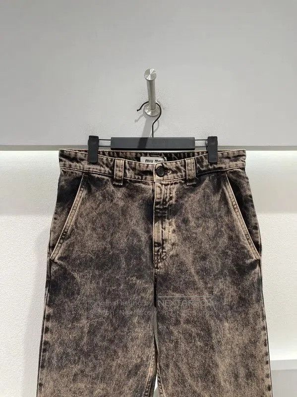 Miu Miu Miu Miu Multicolor Logo Women's Jeans . Size 28" / US 6 / IT 42 - 3 Thumbnail