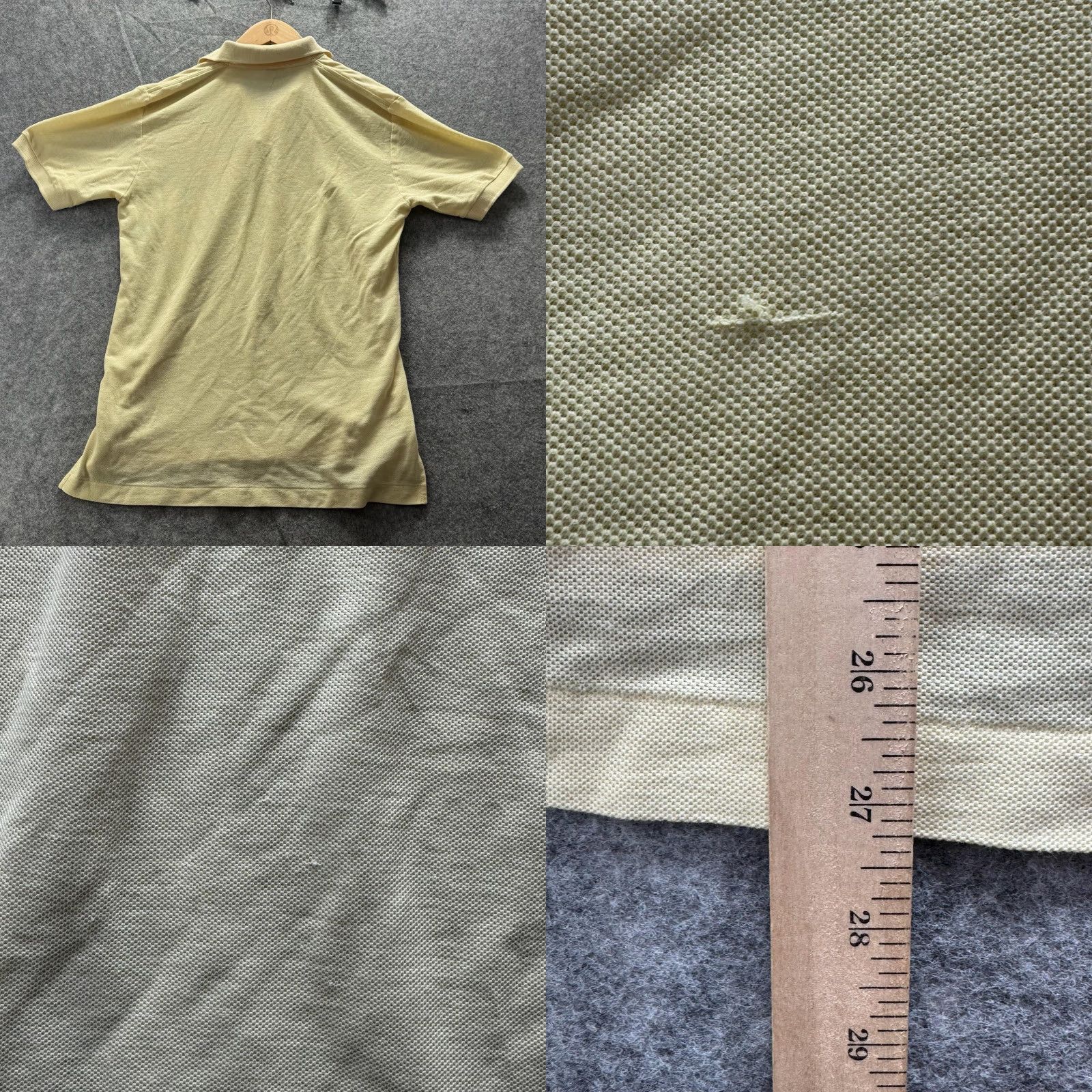 Vintage Vintage Brittania Mens L Yellow Collared Polo Logo Knit Short Sleeve T-Shirt Summer Casual Shirt Size US L / EU 52-54 / 3 - 8 Thumbnail