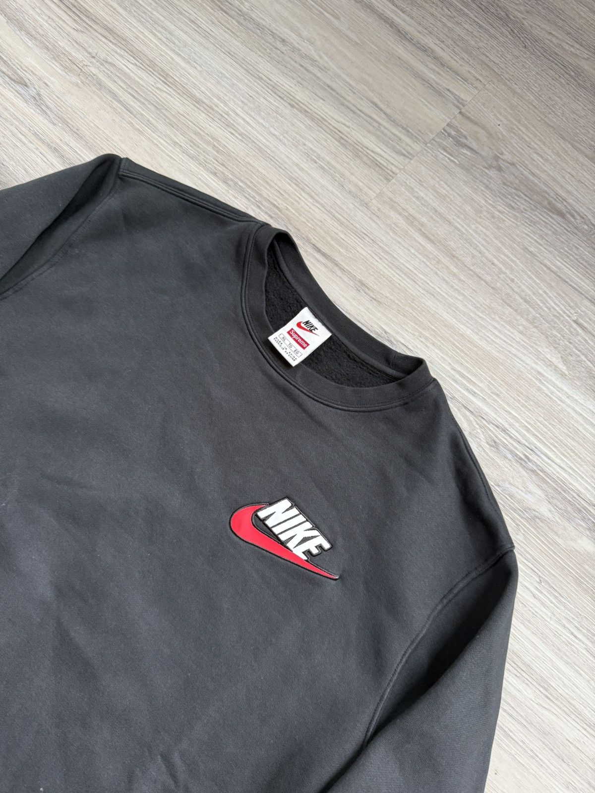 Nike × Supreme Supreme Nike Crewneck FW18 Size US XL / EU 56 / 4 - 3 Thumbnail