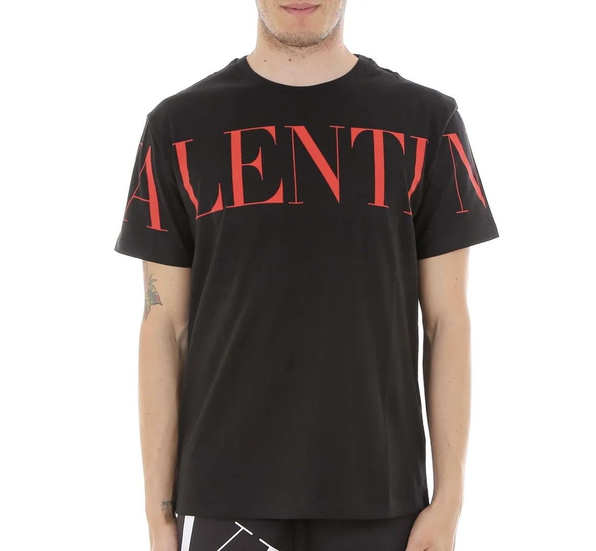 Valentino Valentino Logo Printed Crewneck T-Shirt Size US XXL / EU 58 / 5 - 1 Thumbnail