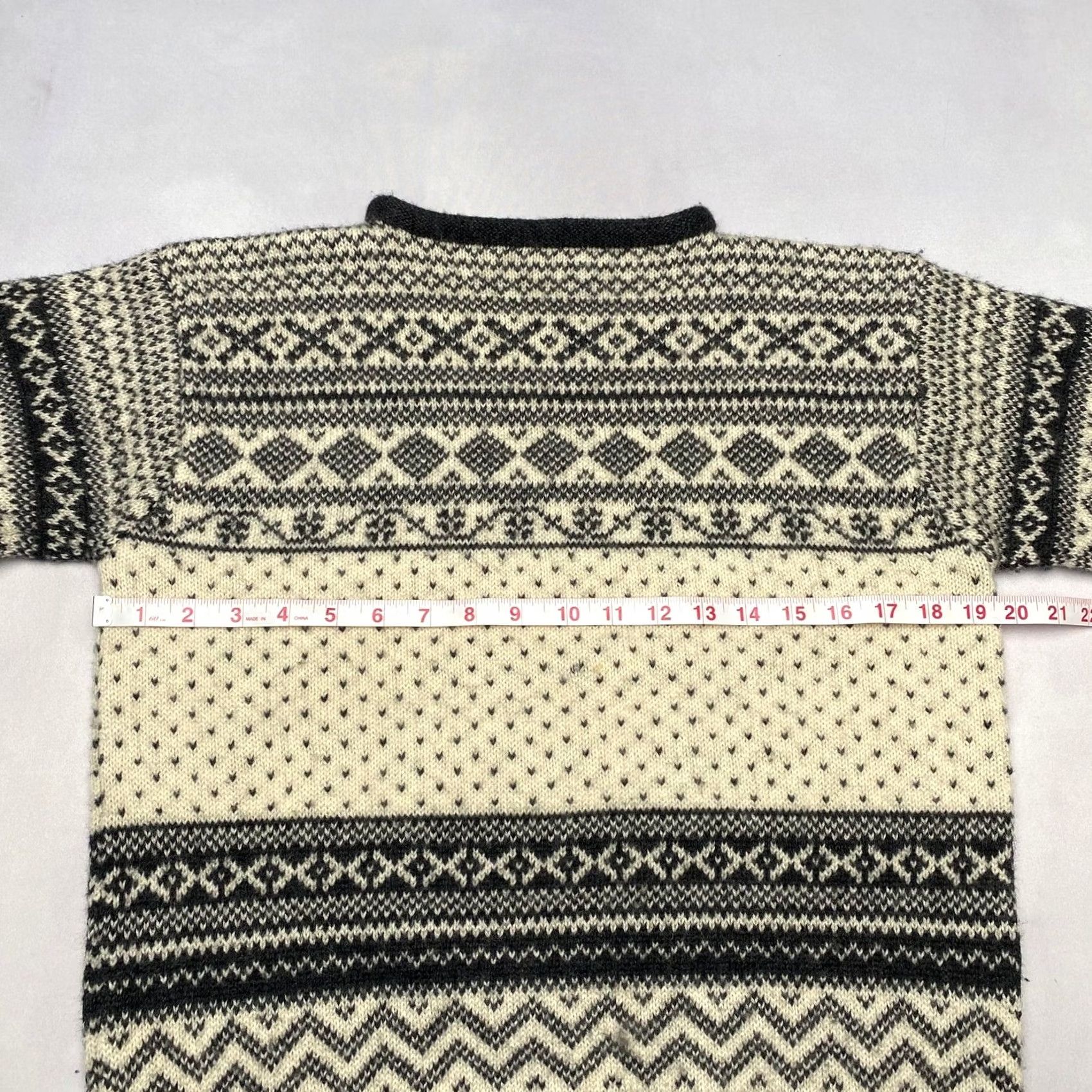 J.Crew VINTAGE J.Crew Oarsmen Nordic Wool Sweater Pullover Large Fair Isle Size US L / EU 52-54 / 3 - 5 Thumbnail