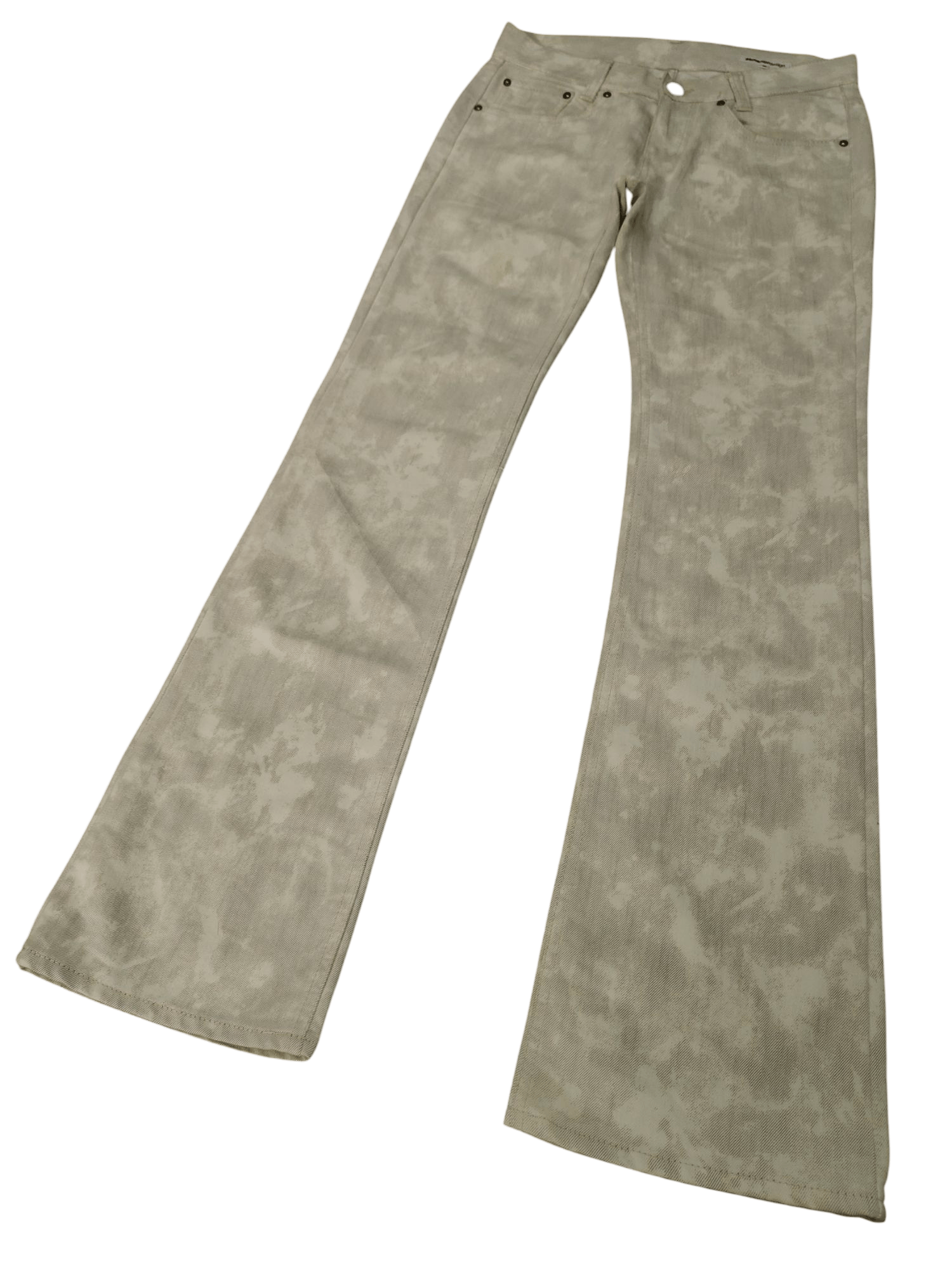 semanticdesign Flare Jeans Semantic Design Snow Camo Denim Bootcut Y2k Lgb Size US 30 / EU 46 - 1 Thumbnail