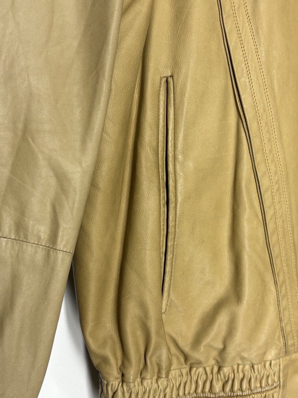 Zilli ZILLI Larsen Model Vintage Calf Leather Jacket Colonial Size US M / EU 48-50 / 2 - 13 Thumbnail