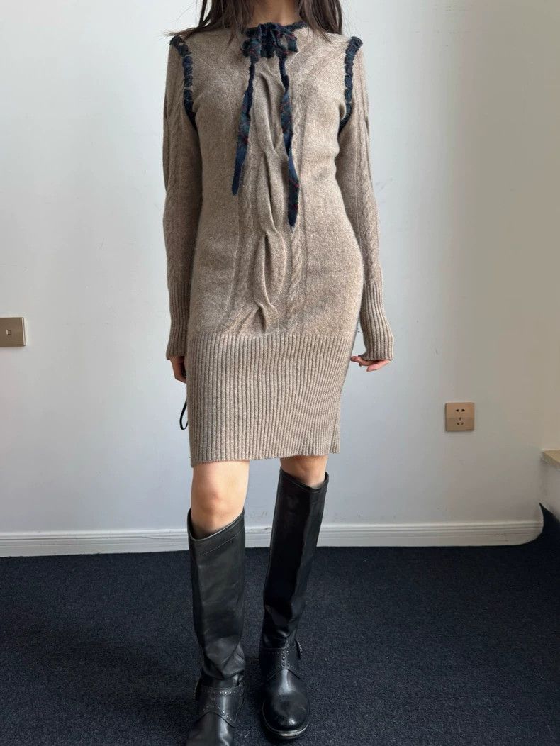 Vivienne Westwood Vivienne Westwood size2 Kaki knitted dress Size S / US 4 / IT 40 - 3 Thumbnail