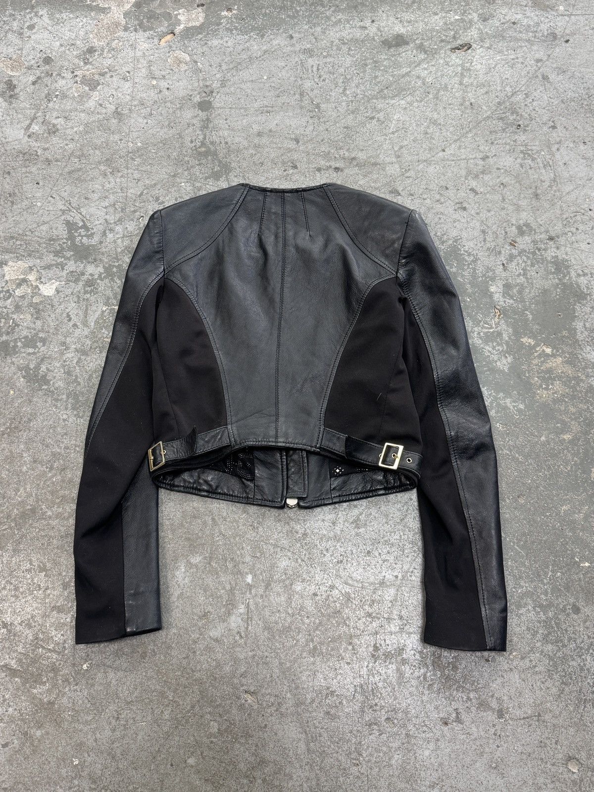 Japanese Brand Vintage Real Leather Avant Garde y2k Jacket Size M / US 6-8 / IT 42-44 - 8 Thumbnail