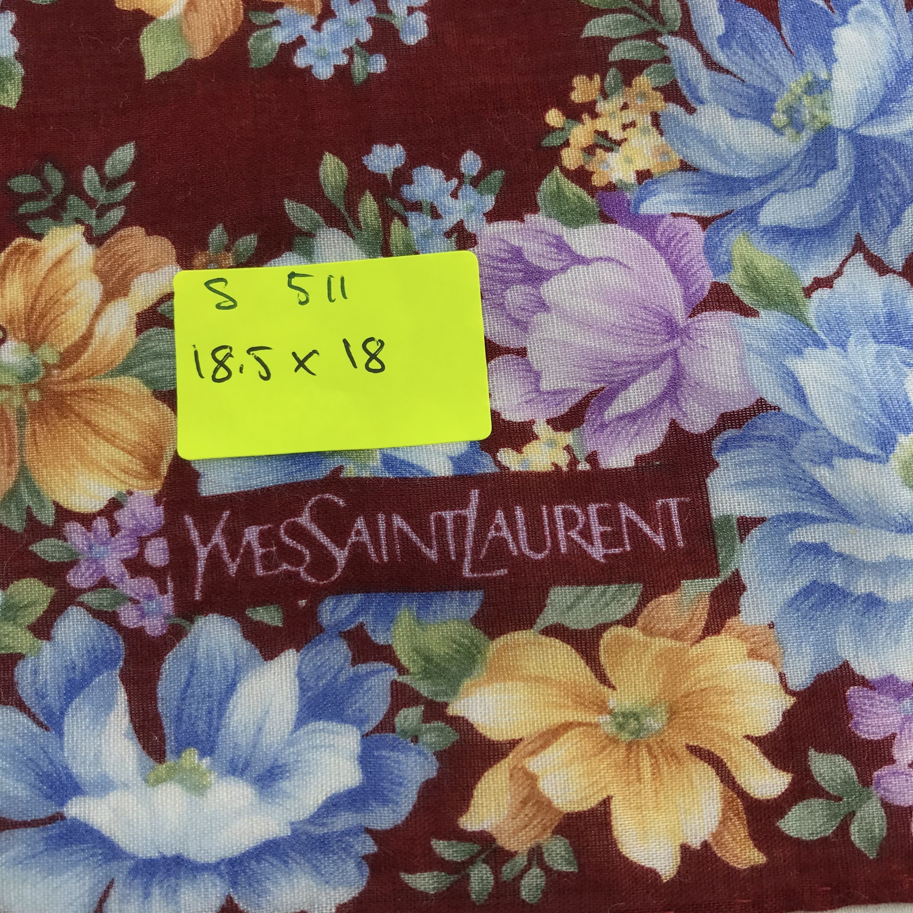 Vintage × Yves Saint Laurent Yves Saint Laurent Bandana / Handkerchief /Neckerchief -S511 Size ONE SIZE - 5 Thumbnail