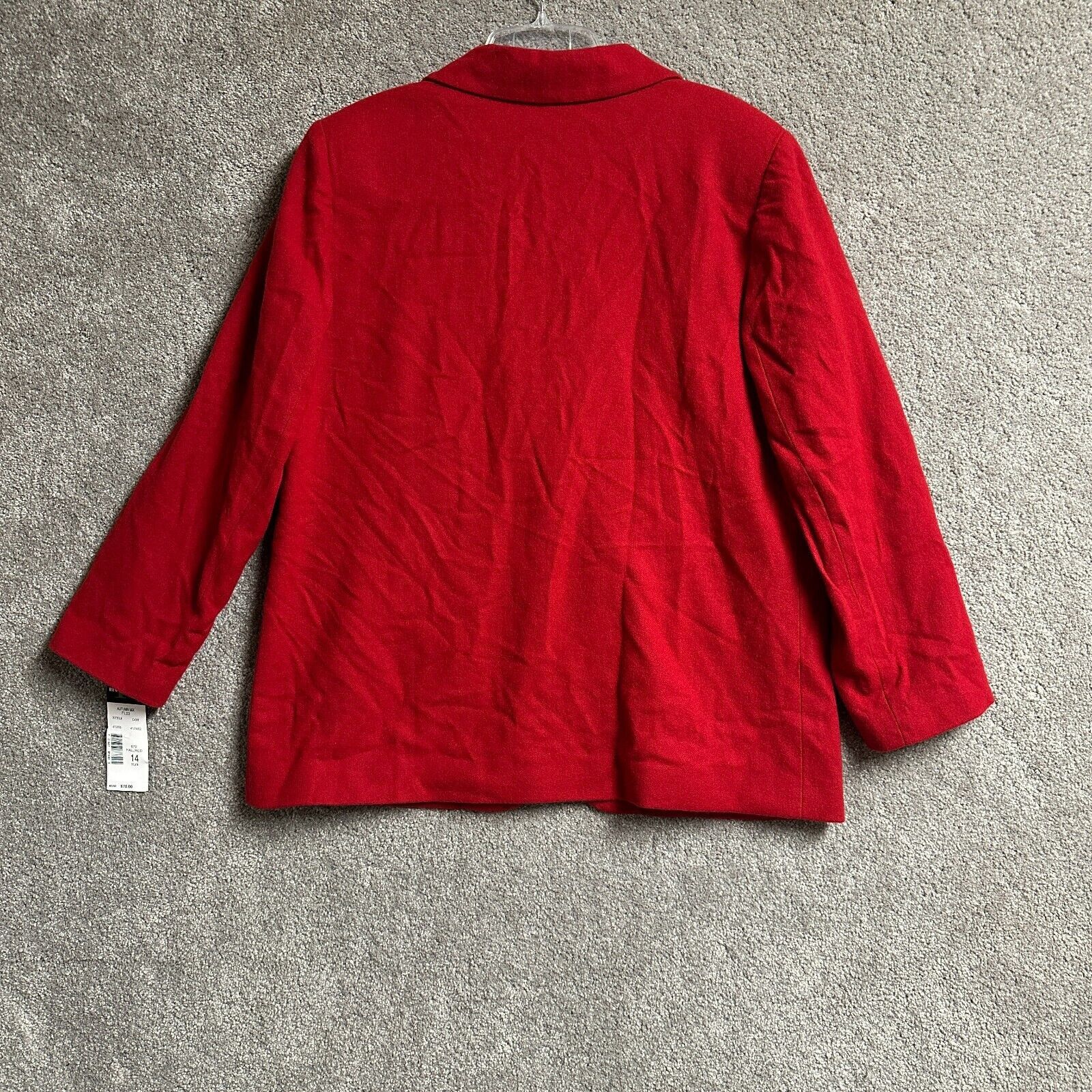Other Requirements Blazer Women 14 Wool Blend Vintage 90s Office Size XL / US 12-14 / IT 48-50 - 8 Thumbnail