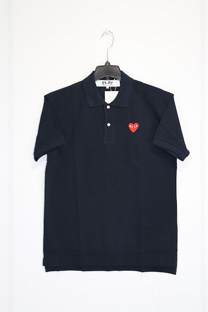 Comme des Garcons o1rshd1 Play Polo Shirt in Navy Size US XL / EU 56 / 4 - 1 Thumbnail