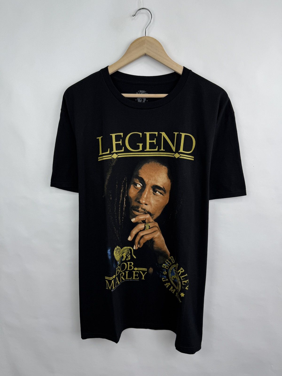 Bob Marley 🇯🇲 Vintage 2005 Bob Marley Legend Rastafari Haile Selassie Size US XL / EU 56 / 4 - 3 Thumbnail