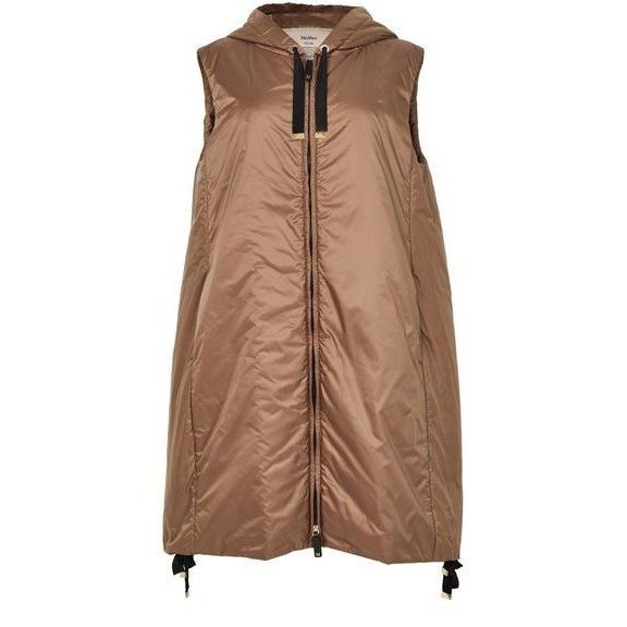 Max Mara MAX MARA THE CUBE Greengi Sleeveless Brown Polyester Jacket Size XS / US 0-2 / IT 36-38 - 1 Thumbnail