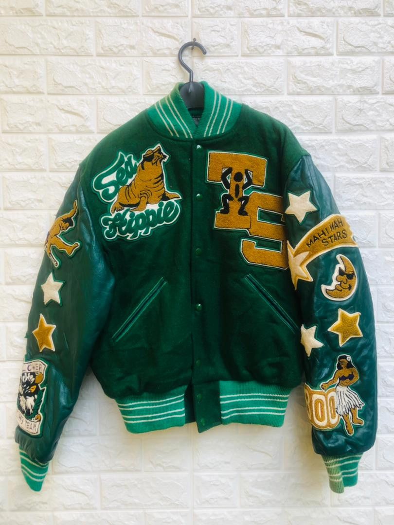 Japanese Brand × Vintage Vintage 60s Catchball Designer Fashion Style Varsity Jacket Size US L / EU 52-54 / 3 - 2 Thumbnail