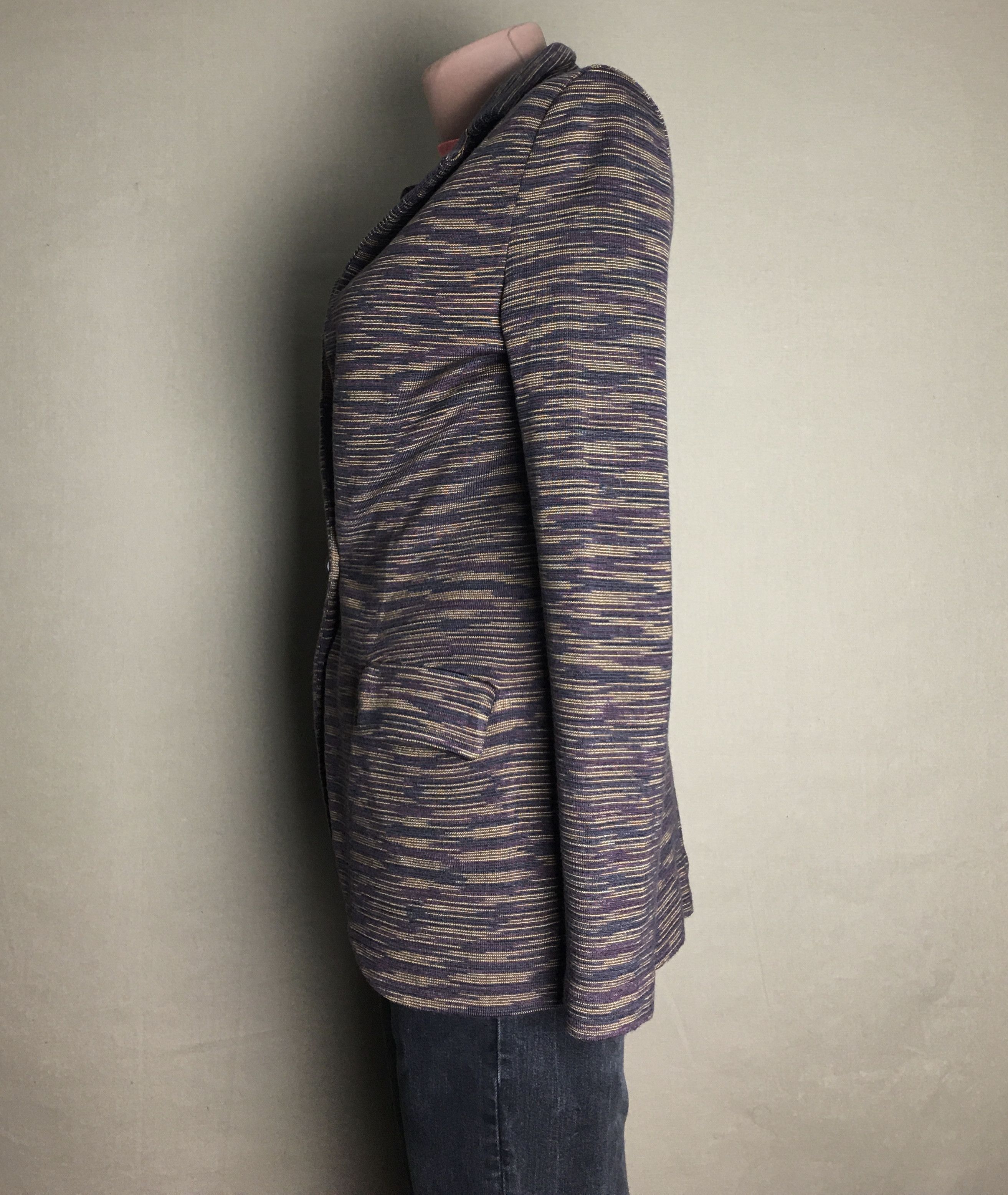 Missoni Missoni Patterned Knit Single Breasted Blazer Jacket EU36 Size M / US 6-8 / IT 42-44 - 3 Thumbnail