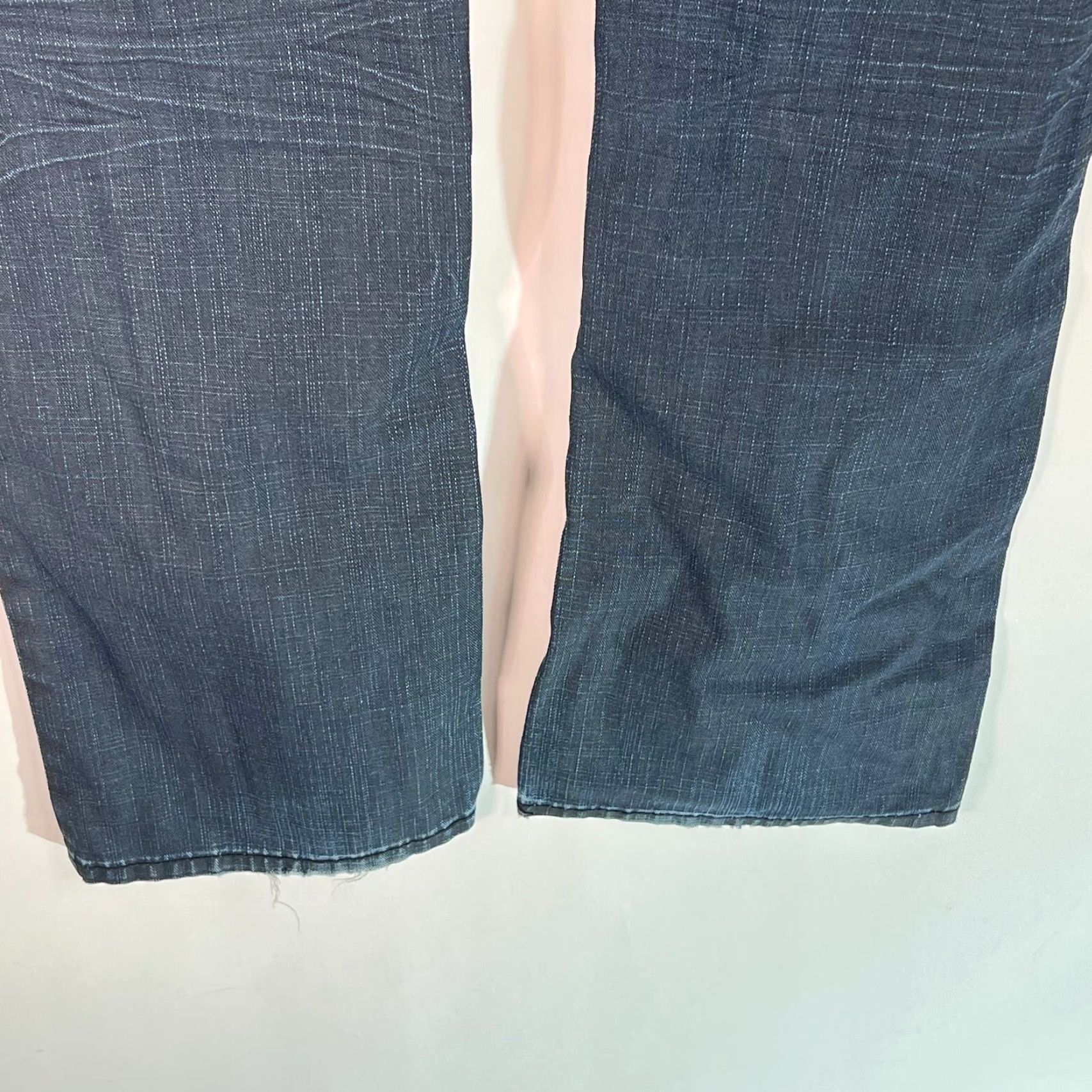 Denime Helix Mens Slim Fit Bootcut Denim Jeans Blue 32x34 Size US 34 / EU 50 - 6 Thumbnail