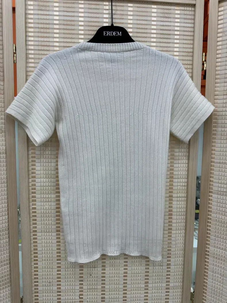 Loro Piana Loro Piana Lady cashmere knitted short-sleeve Size XS / US 0-2 / IT 36-38 - 2 Thumbnail