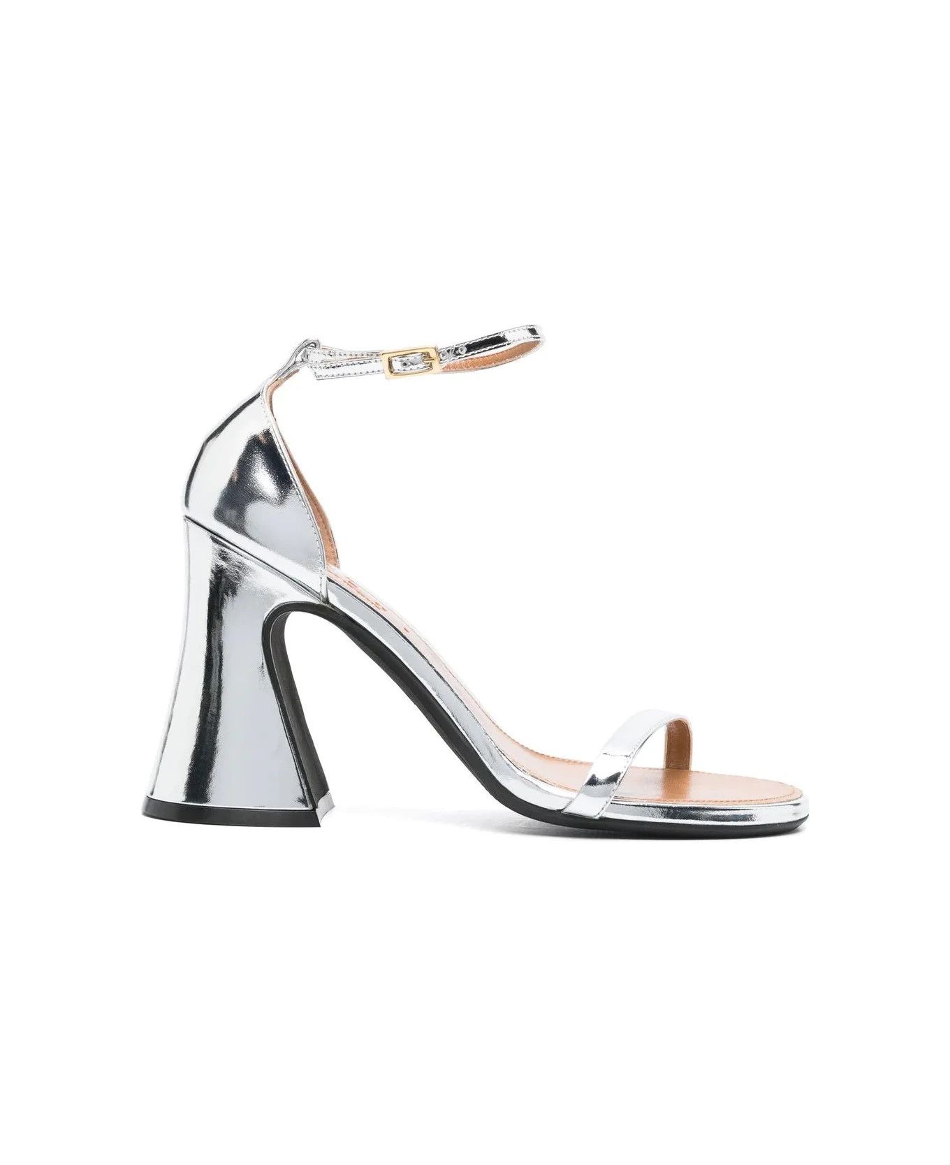 o1y1025 Ankle Strap Sandals in Silver