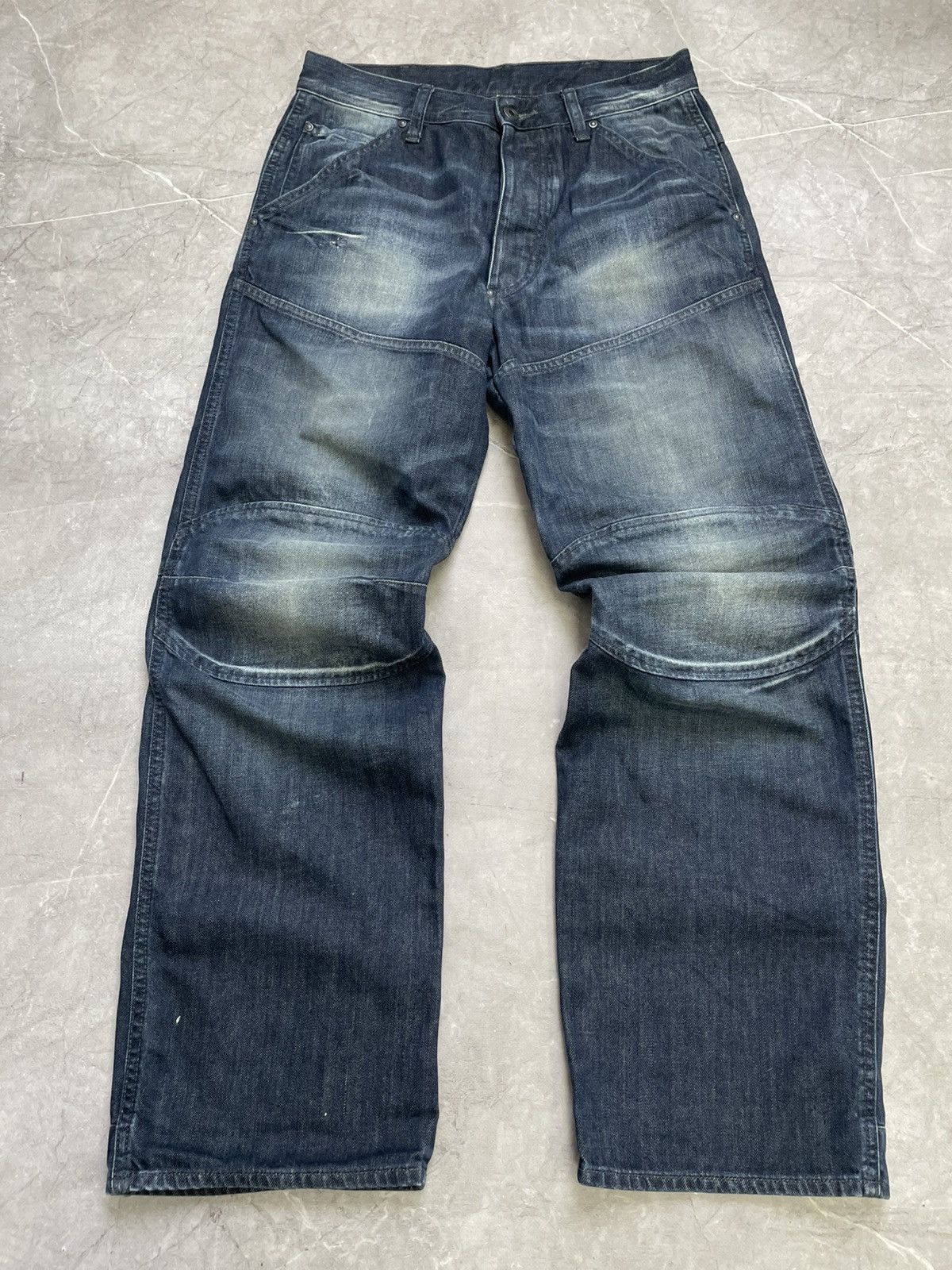 G star raw washed wide baggy pants y2k margiela style hype