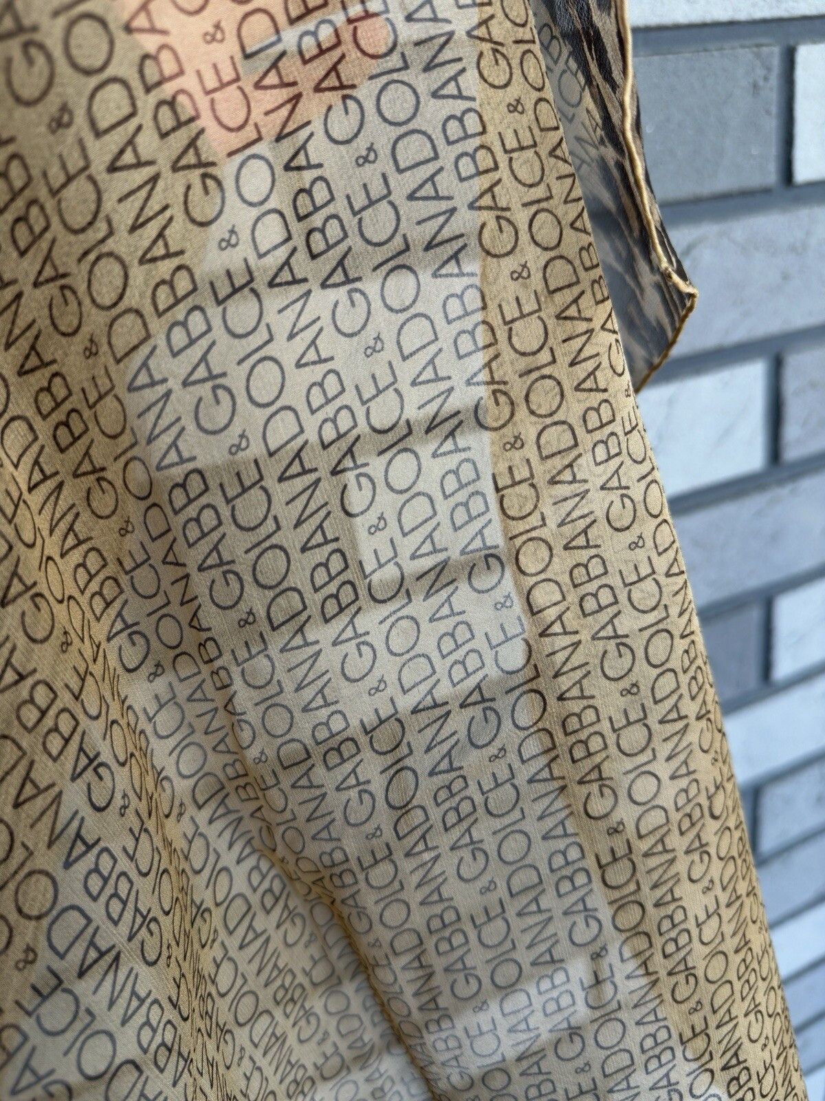 Dolce & Gabbana Dolce & Gabbana D&G Leopard Silk Square Scarf Monogram Size ONE SIZE - 6 Thumbnail