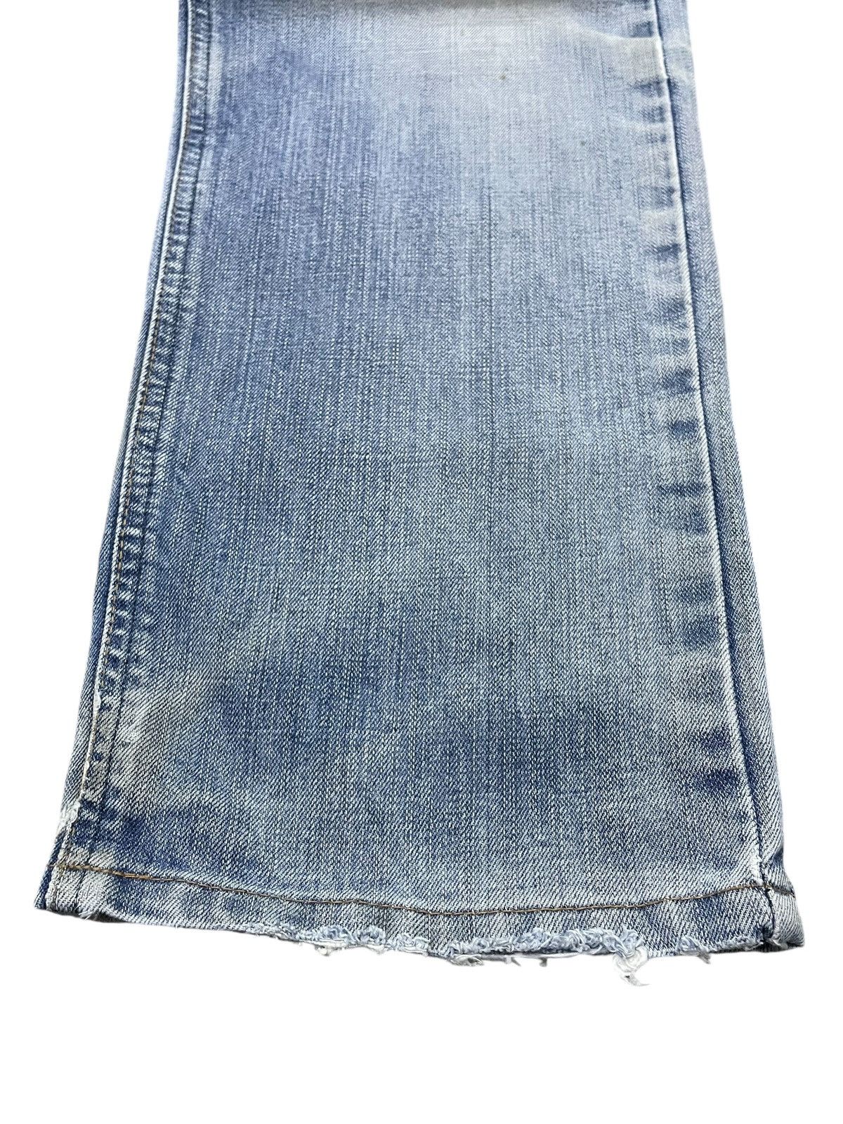 Edwin × Vintage Edwin XV Light Wash Distressed Straight Jeans Size US 30 / EU 46 - 6 Thumbnail