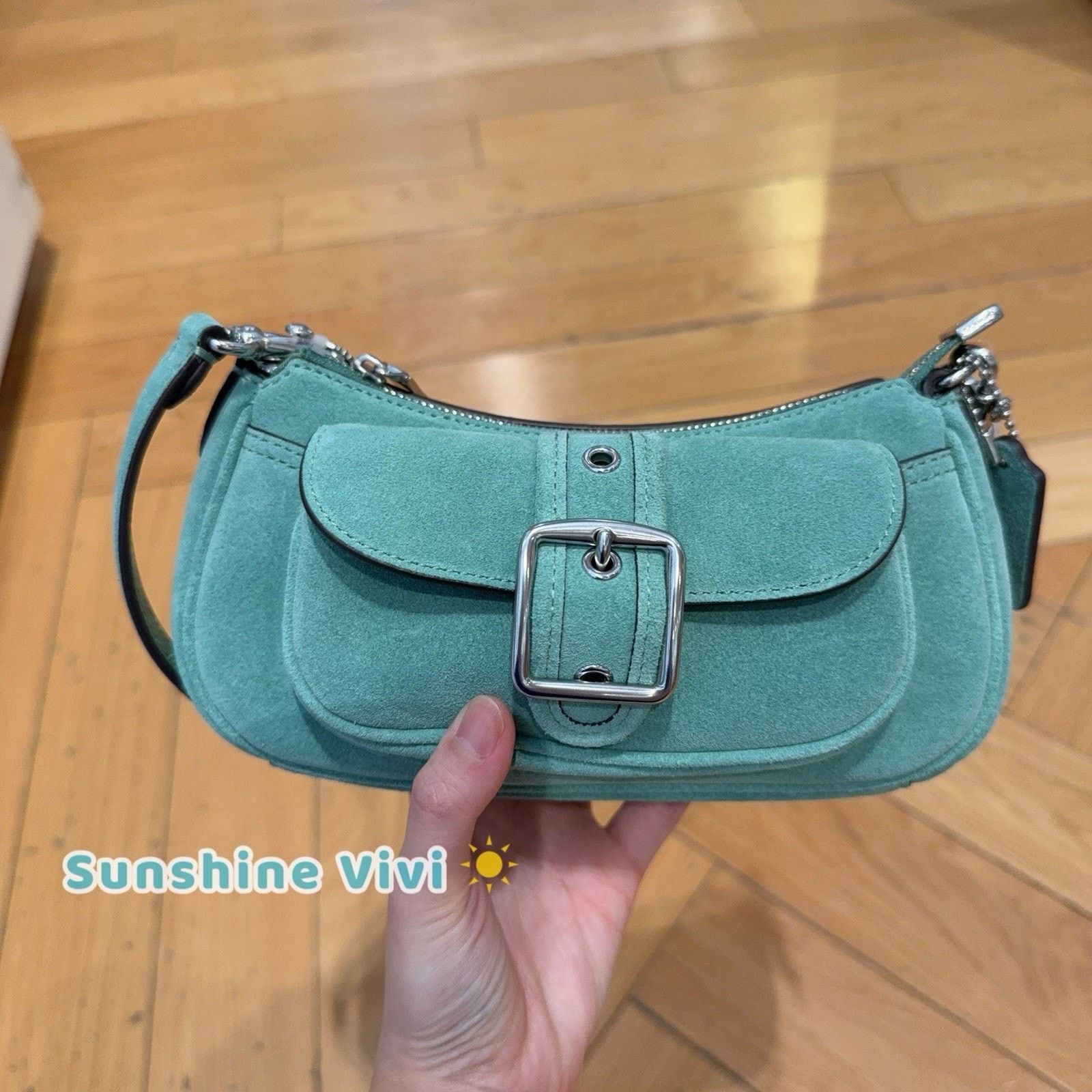 Coach NWT Coach Ashton Mini Shoulder Bag Suede Leather CDB12 mint Size ONE SIZE - 1 Thumbnail