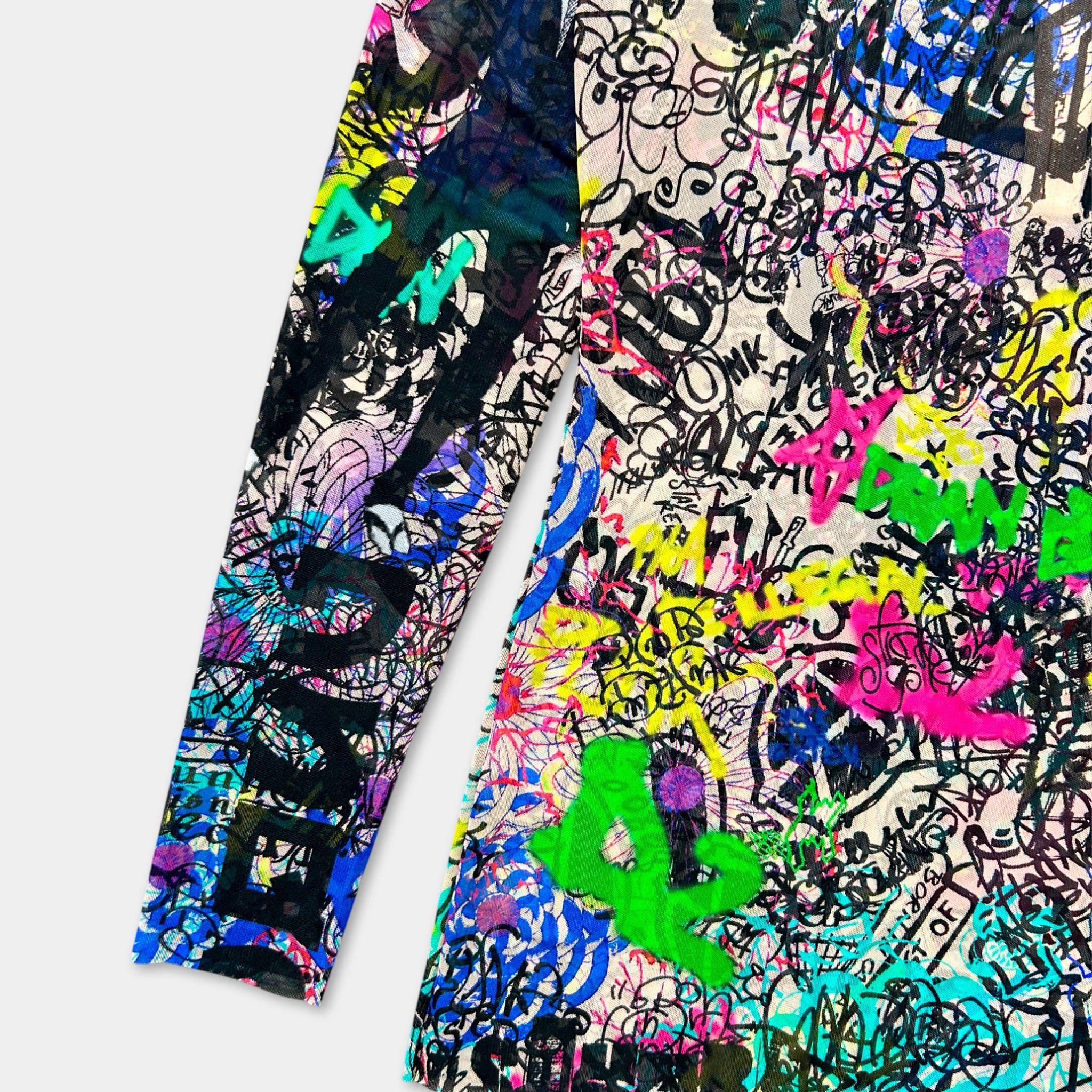 Dsquared2 Dsquared2 2000's Hentai Secondskin Graphic Longsleeve Multic Size US S / EU 44-46 / 1 - 3 Thumbnail