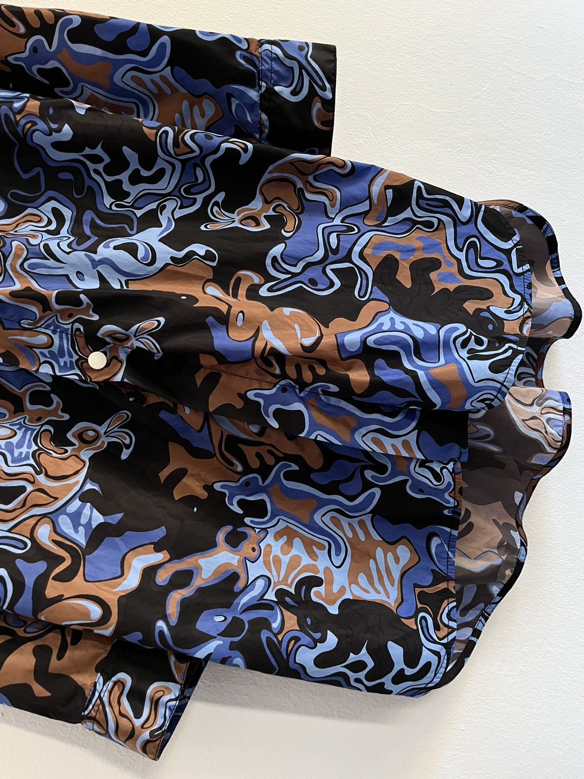 Marni Marni Dance Bunny Multicolor Camo Oversized Rain Coat SS19 Size US S / EU 44-46 / 1 - 6 Thumbnail