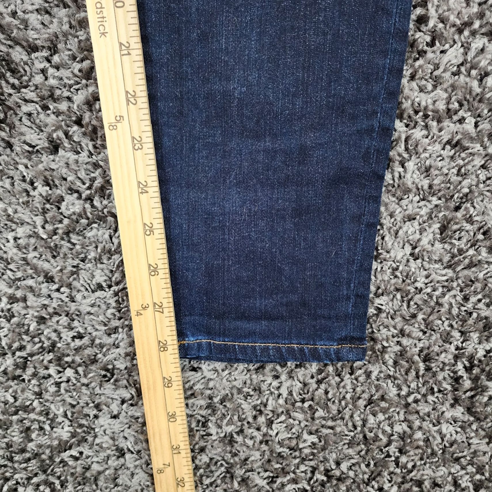 Madewell MADewell Womens Dark Wash Skinny Jeans Size 27 Blue Regular Size 27" / US 4 / IT 40 - 5 Thumbnail