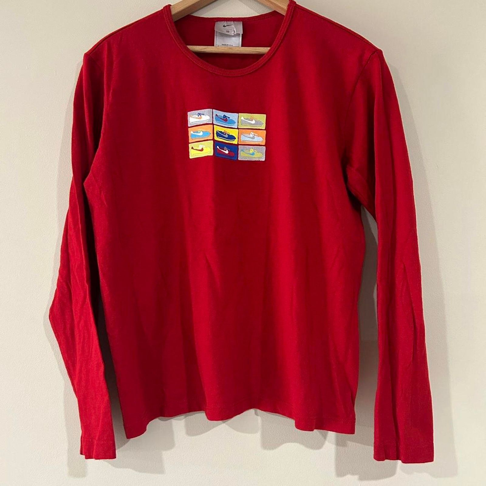 Nike Vintage Nike Cortez Shoe Tee Shirt Size M / US 6-8 / IT 42-44 - 5 Thumbnail