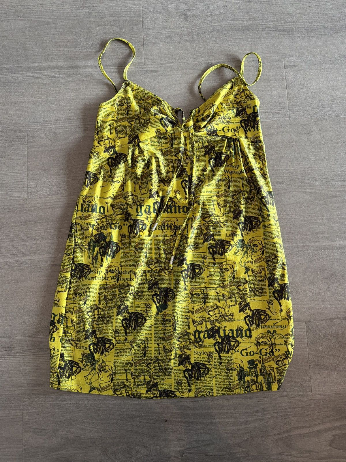 John Galliano Galliano newsprint dress Size M / US 6-8 / IT 42-44 - 1 Thumbnail