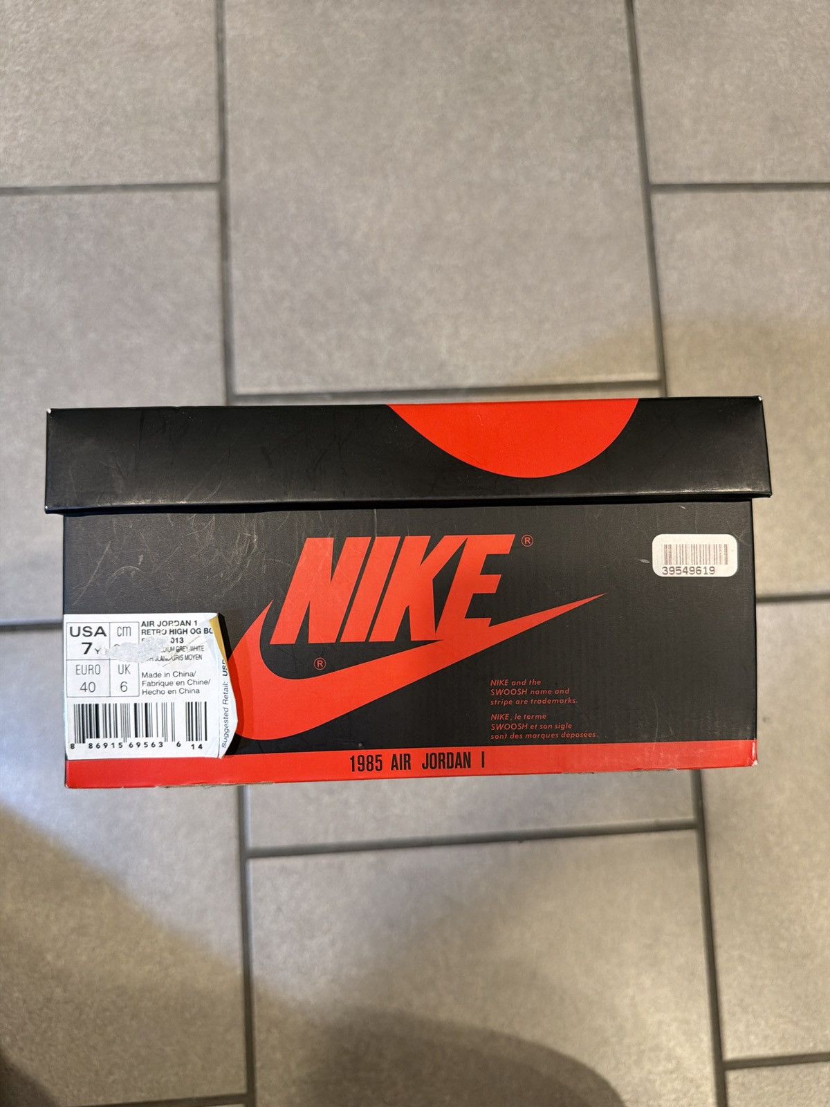 Nike Jordan 1 Retro High OG Shadow Size US 7 / EU 40 - 4 Thumbnail