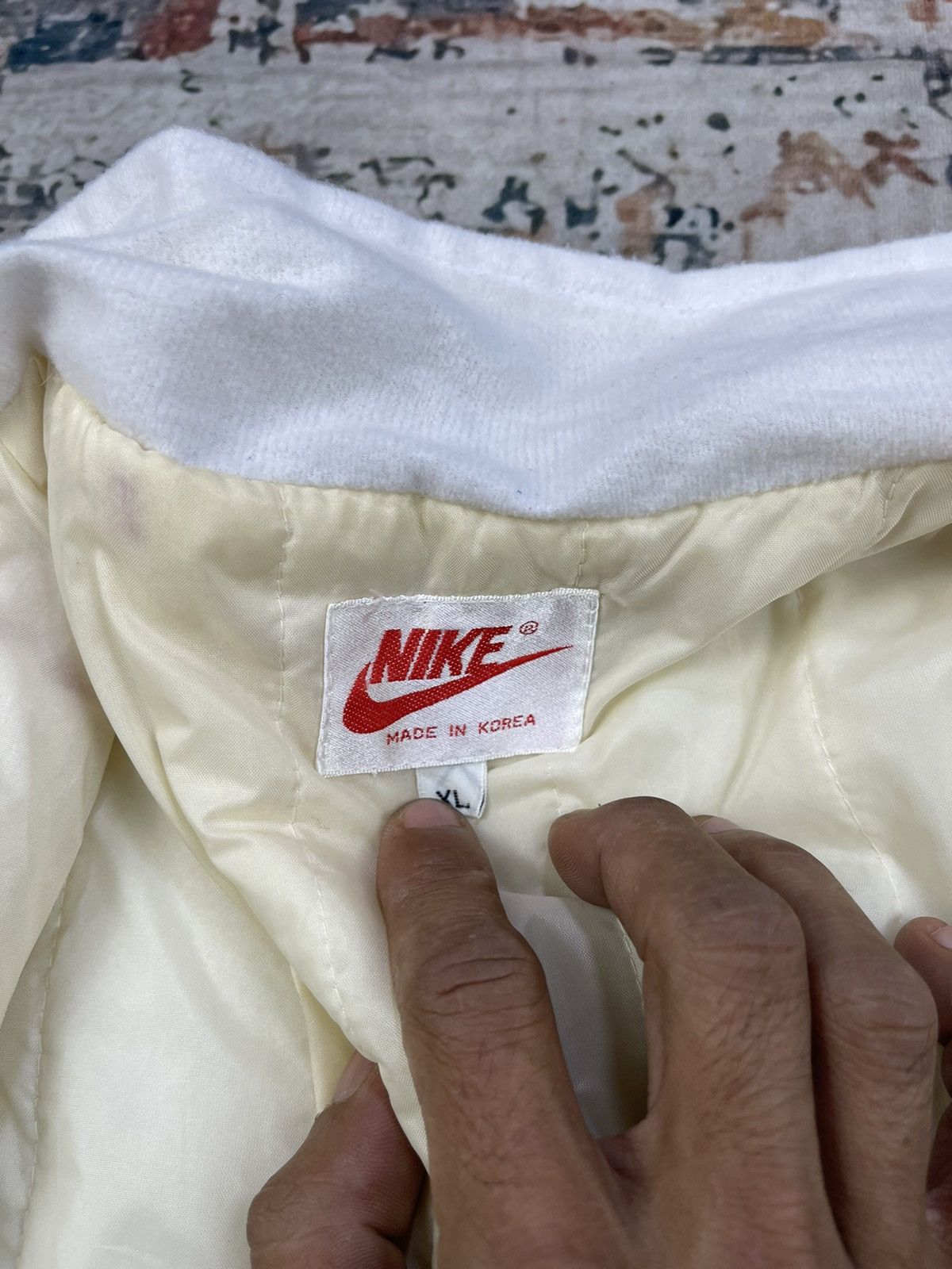 Nike Vtg 90s Nike Big Swoosh White Mesh Redline Size US XL / EU 56 / 4 - 14 Thumbnail