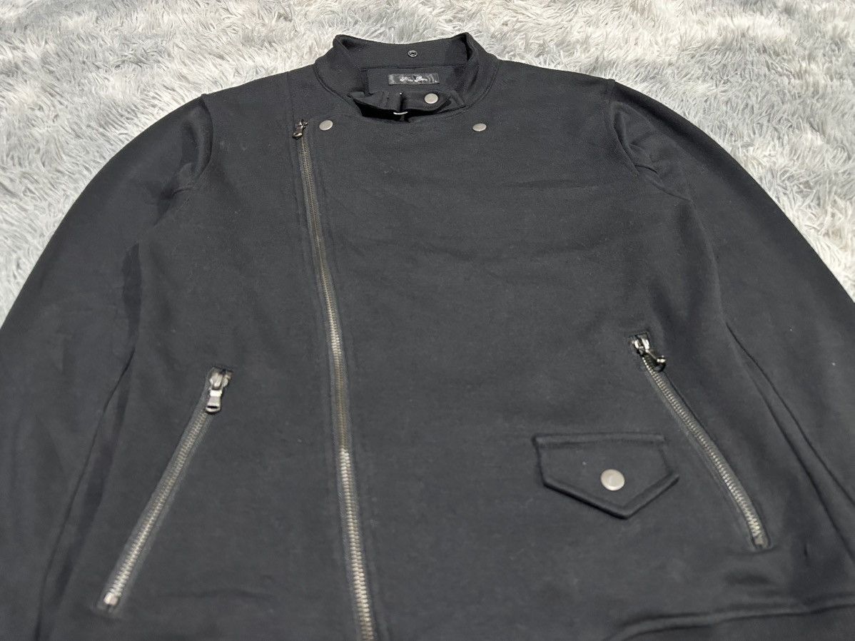 Japanese Brand 🔥Sick Y2K Nota Bene Asymmetric Zioper Jacket Goth Punk Size US M / EU 48-50 / 2 - 2 Thumbnail