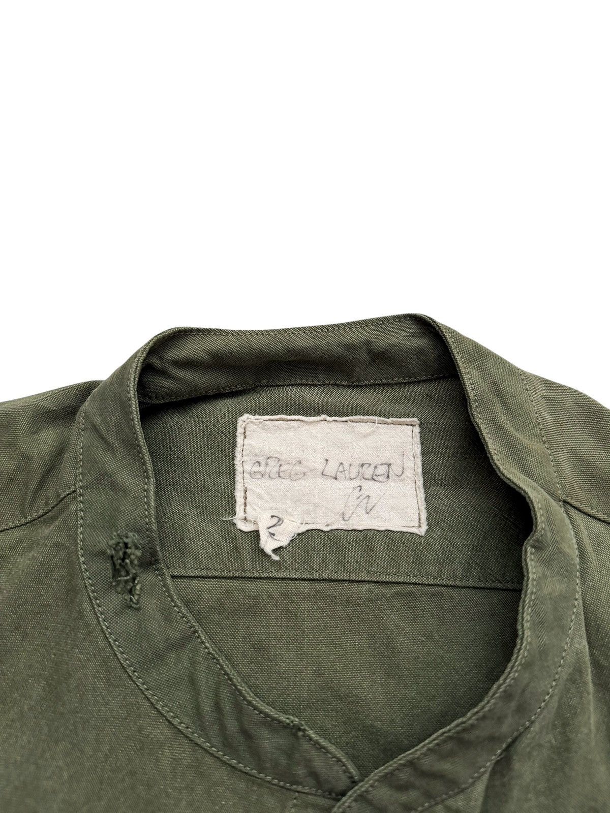 Greg Lauren 2016 Army Tent Studio Shirt Size US M / EU 48-50 / 2 - 5 Thumbnail