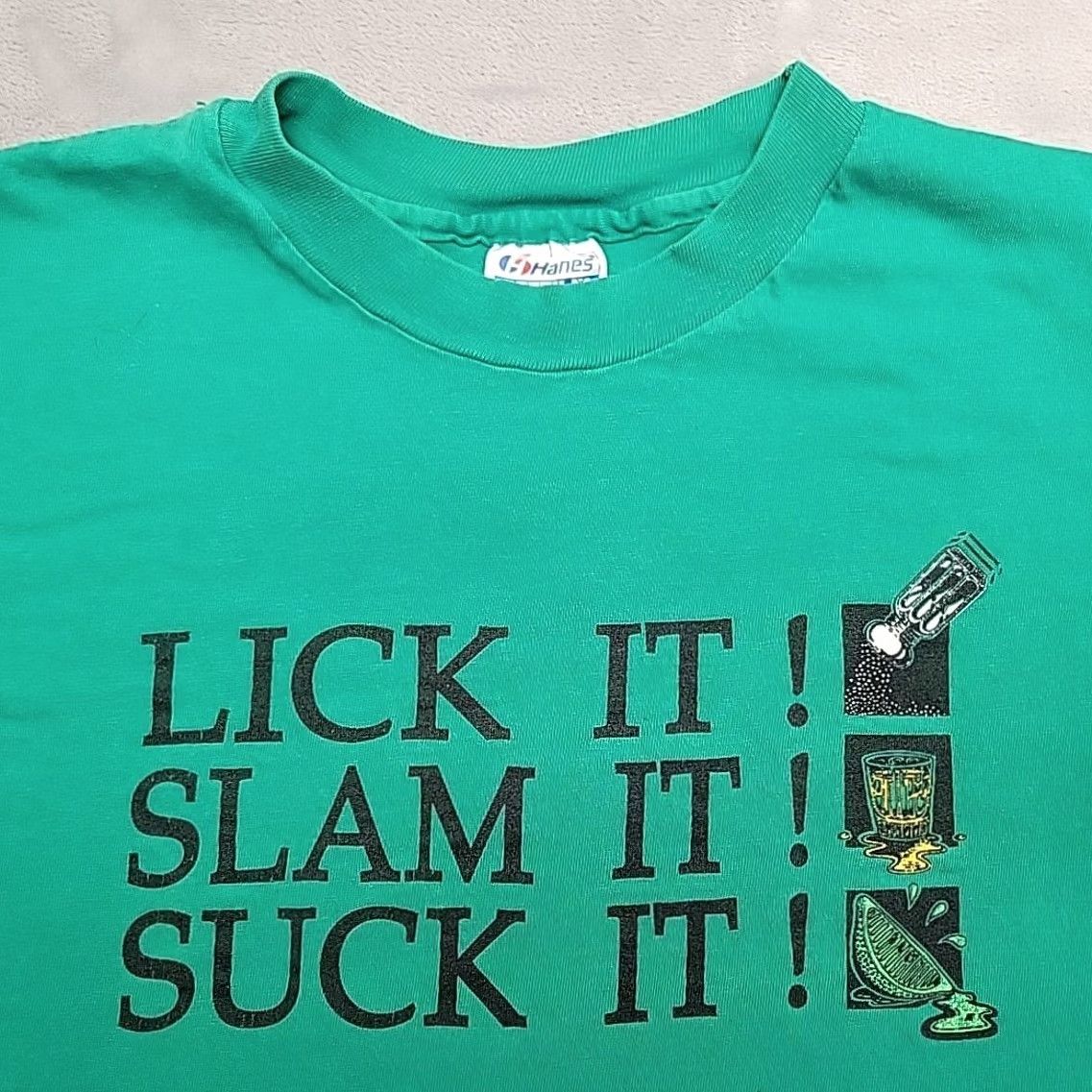 Vintage VTG Victor MT Shirt Men XL Cantina La Cocina Bitteroot Made in USA Single Stitch Shirt Mens XL Green Graphic Print 90s Outdoor Retro Size US XL / EU 56 / 4 - 3 Thumbnail