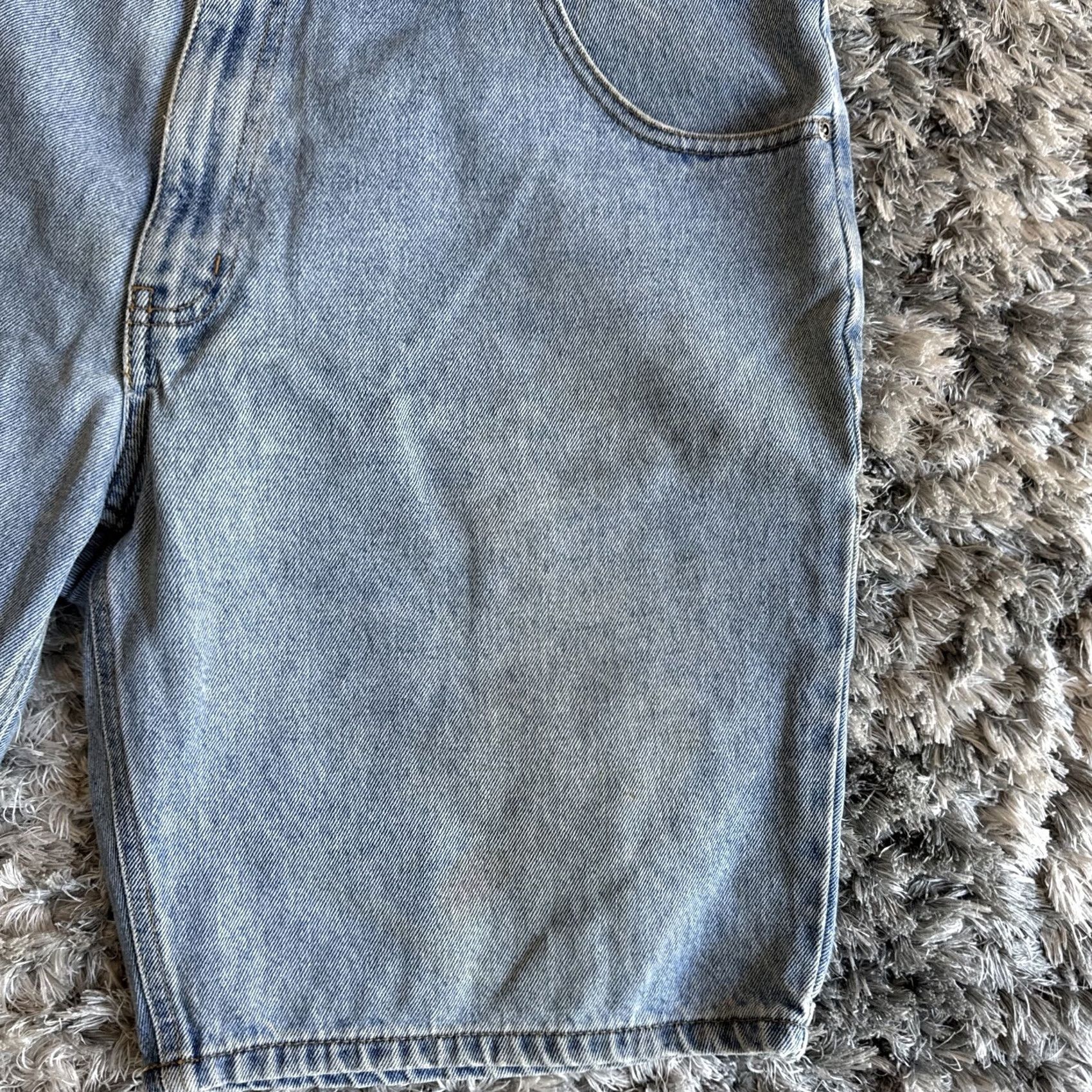 Denime VINTAGE Sonoma Jeans Shorts Mens 38 Blue Denim Jorts 90s Cargo Distressed Wide Loose Size US 38 / EU 54 - 5 Thumbnail