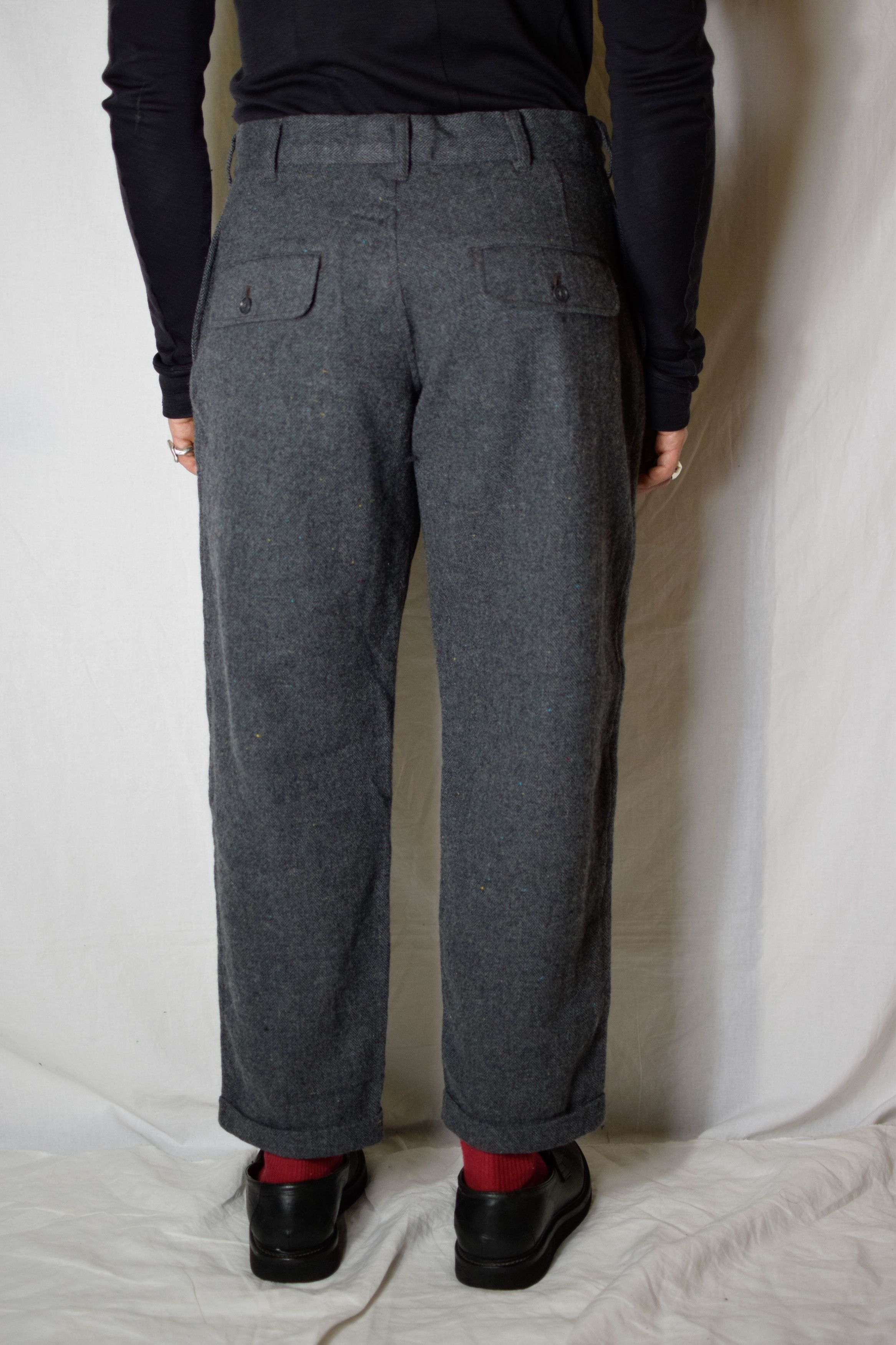 Yohji Yamamoto YYPH AW11 Wool Herringbone Pants - HP-P35-102 Size US 32 / EU 48 - 7 Thumbnail