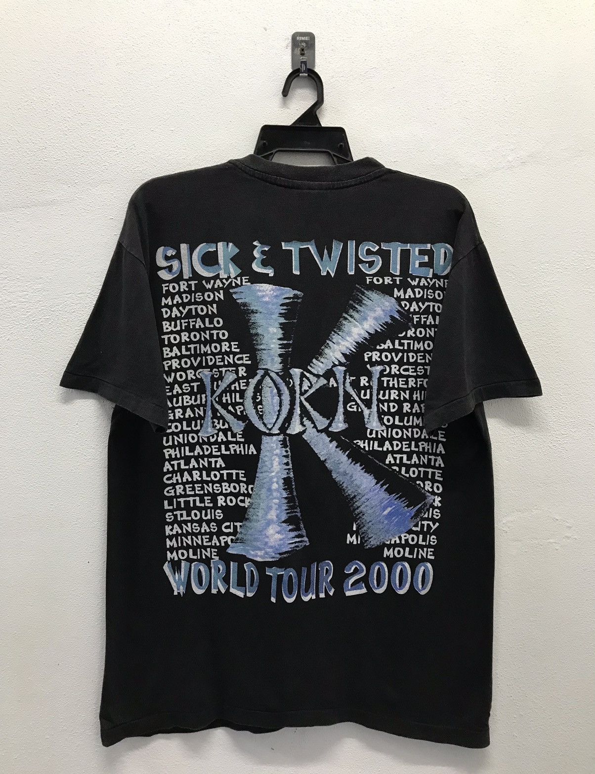 Band Tees Vintage Band Korn Sick&Twisted World Tour 2000 Shirt Size US L / EU 52-54 / 3 - 2 Thumbnail