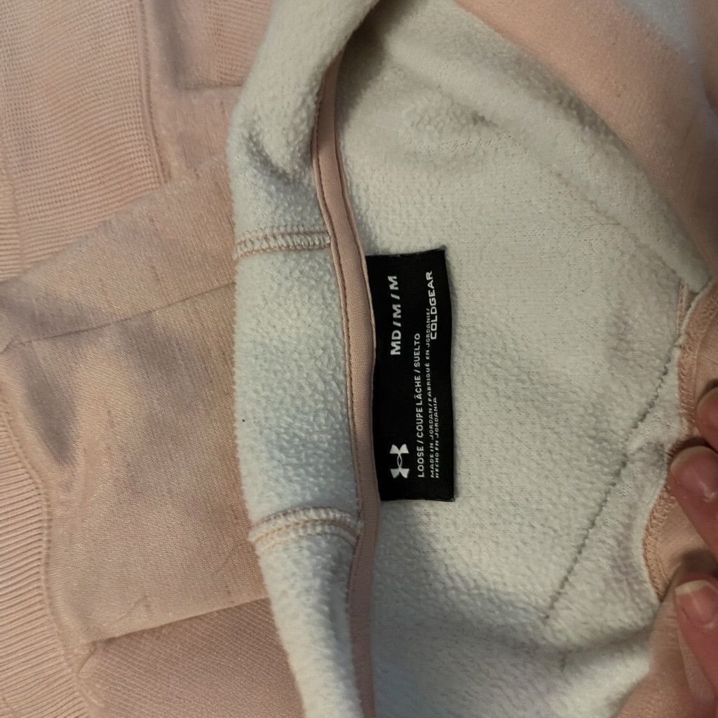 Under Armour Under Armour Coldgear Cold Gear Pink Pullover Hoodie Sz M Size M / US 6-8 / IT 42-44 - 6 Thumbnail